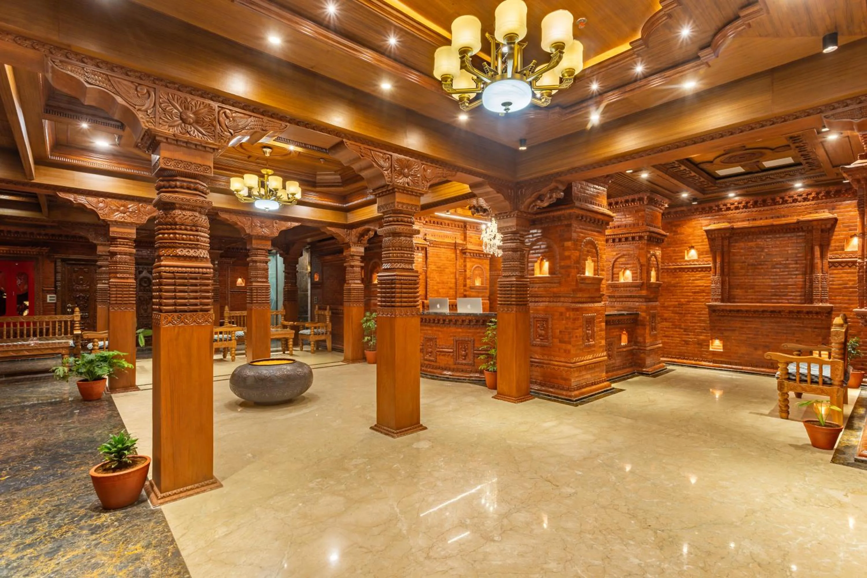 Lobby or reception in Aarya Hotel and Spa - Eternal Heritage