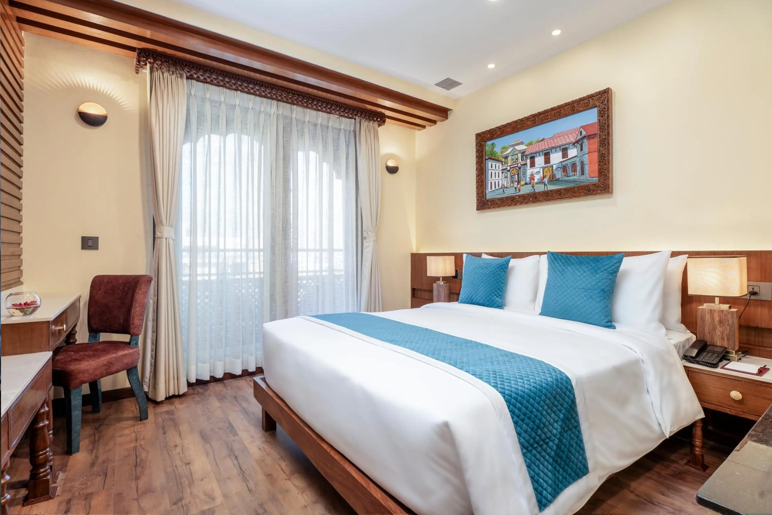 Bedroom, Bed in Aarya Hotel and Spa - Eternal Heritage