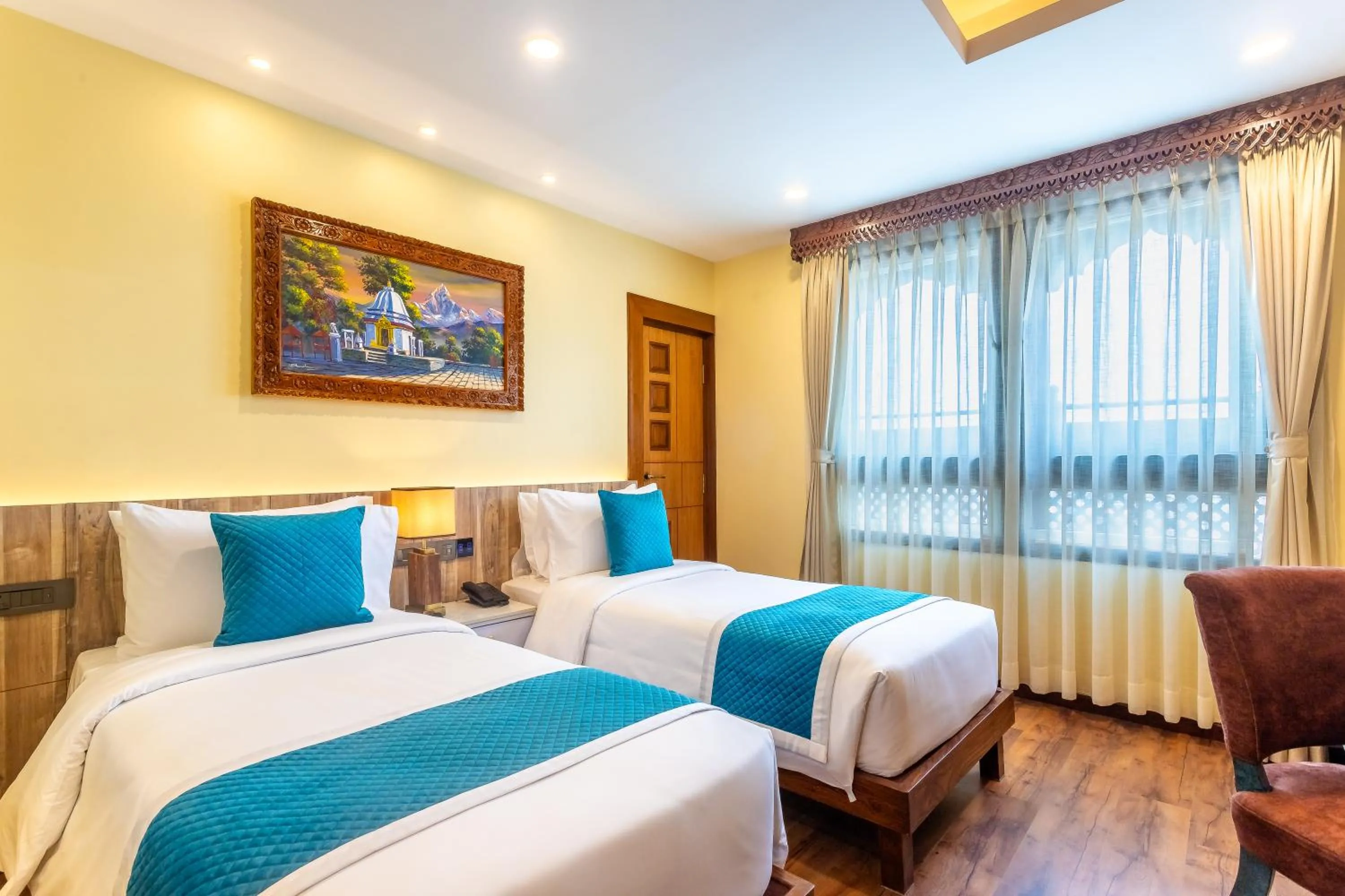 Bed in Aarya Hotel and Spa - Eternal Heritage