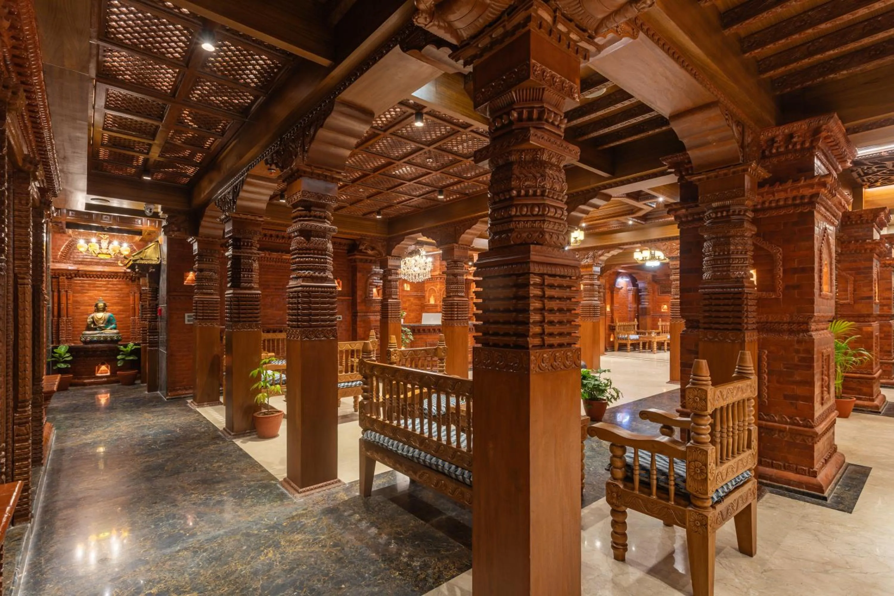Seating area in Aarya Hotel and Spa - Eternal Heritage
