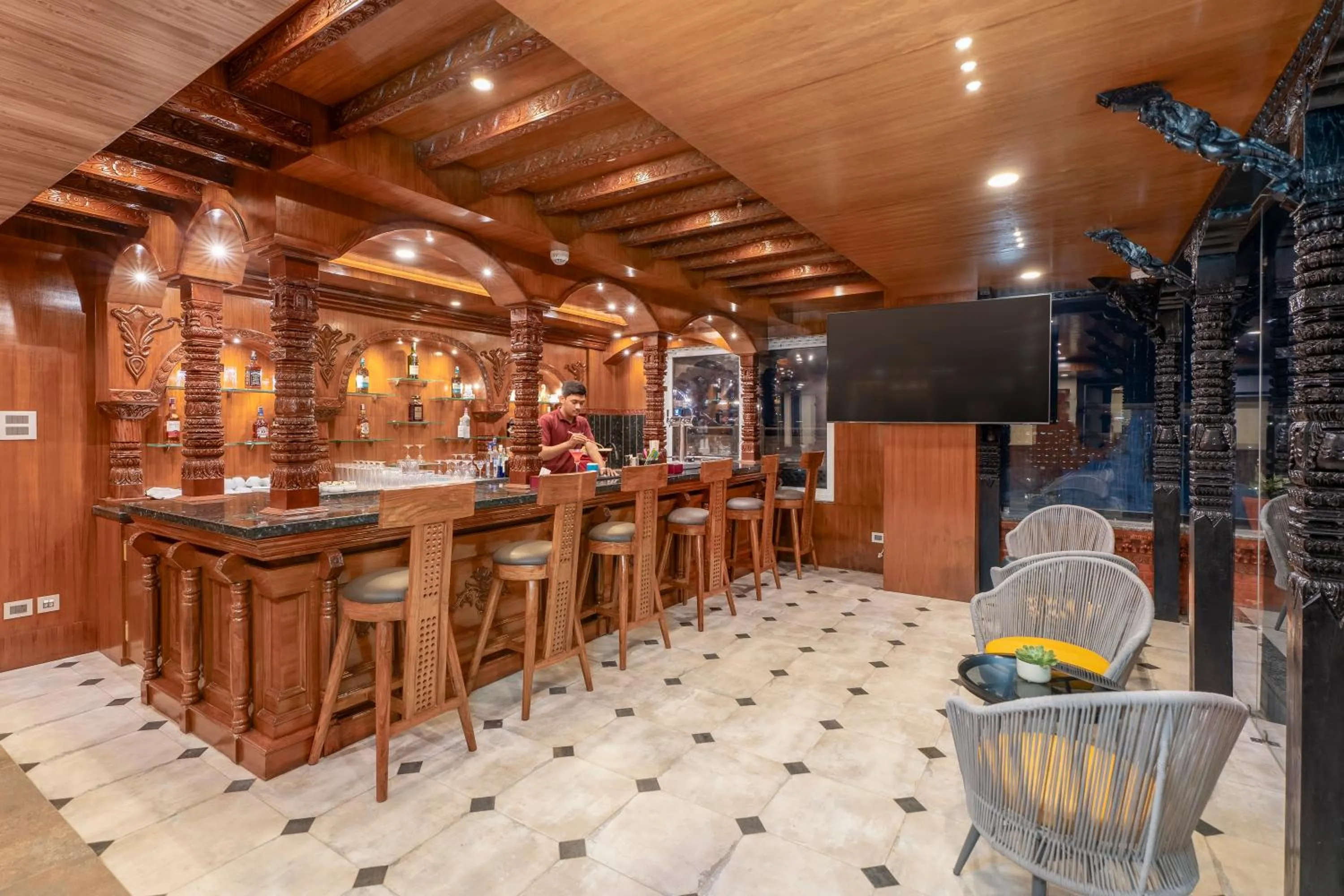 Lounge or bar in Aarya Hotel and Spa - Eternal Heritage