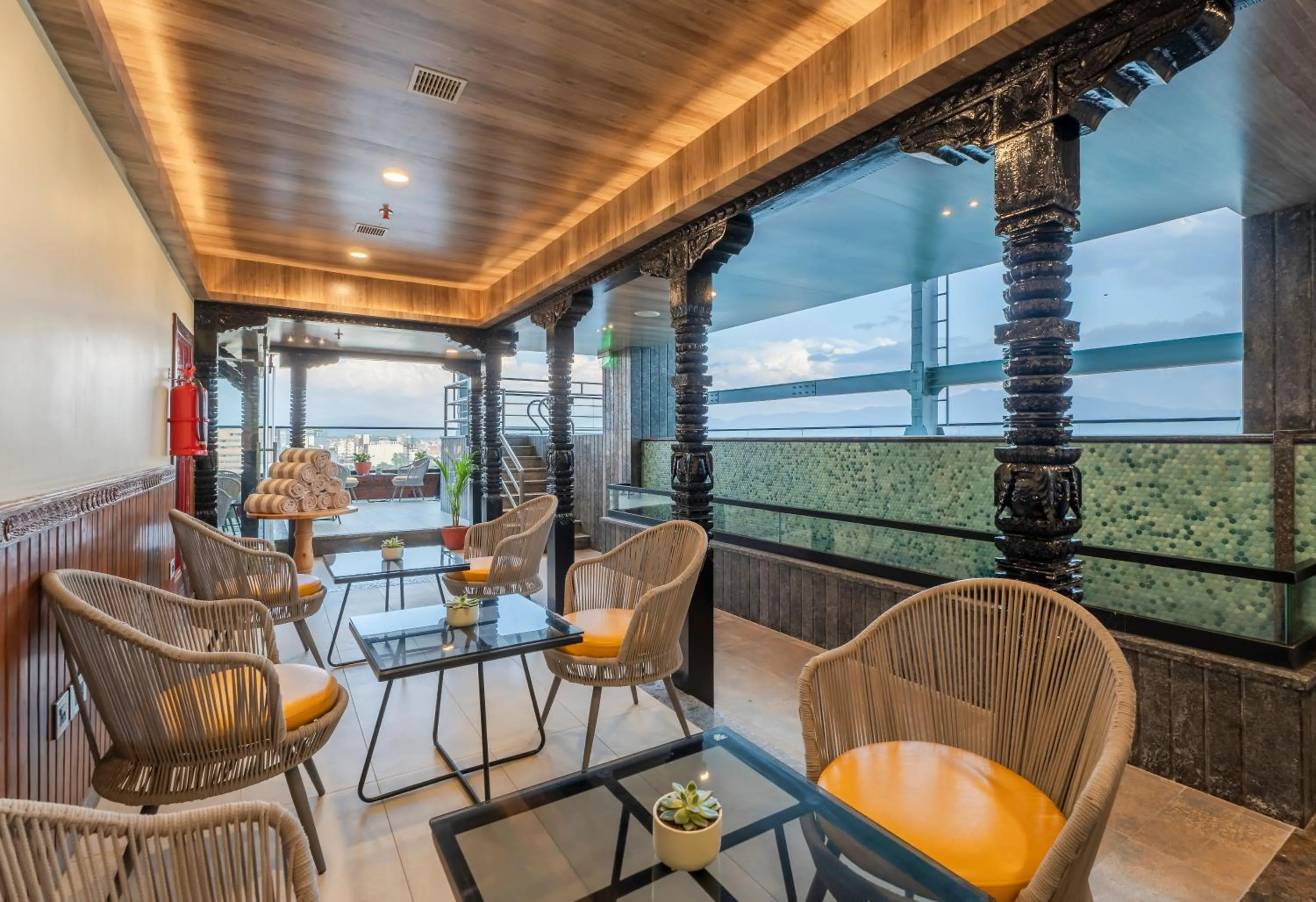 Patio in Aarya Hotel and Spa - Eternal Heritage