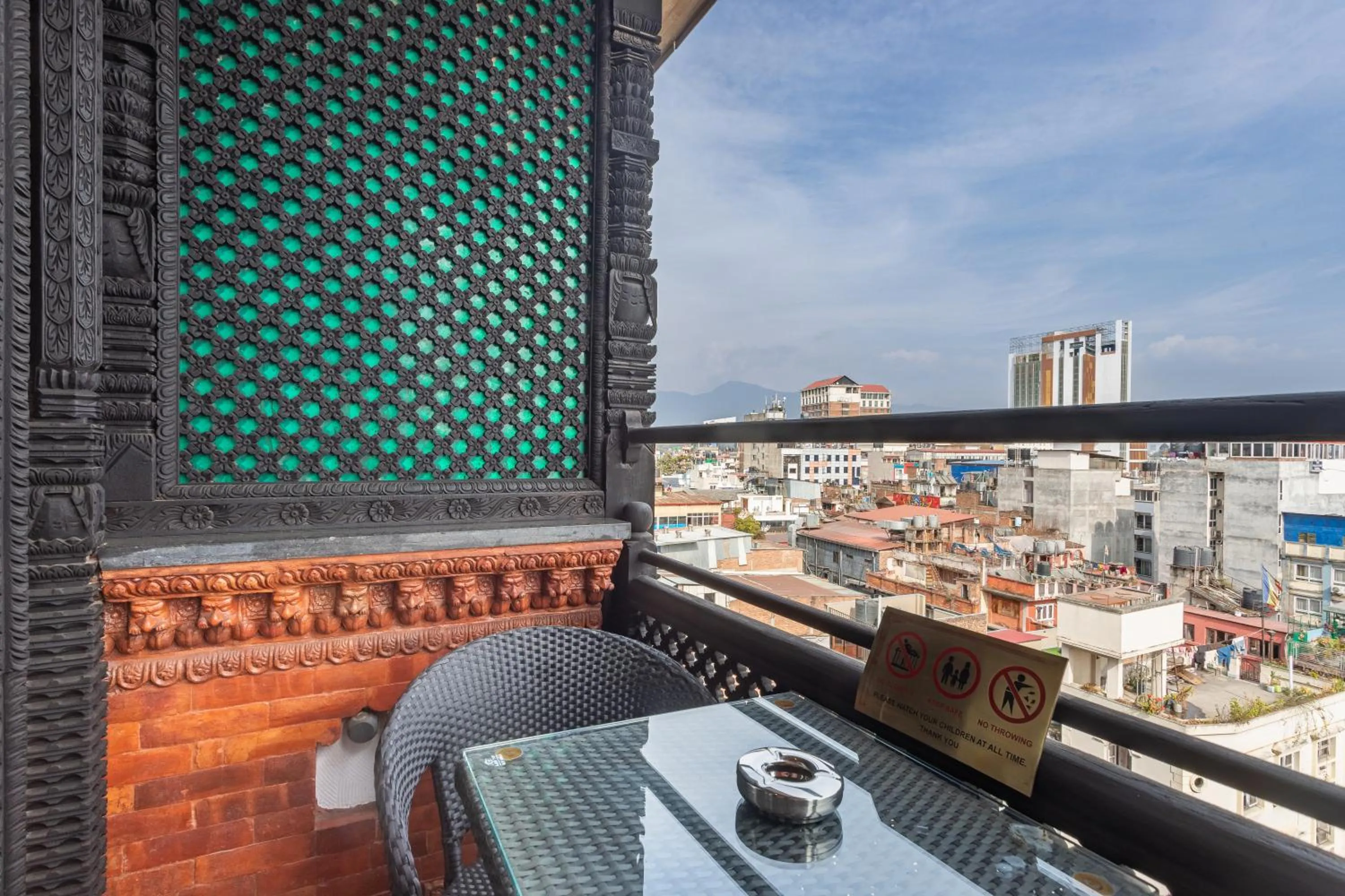 Balcony/Terrace in Aarya Hotel and Spa - Eternal Heritage