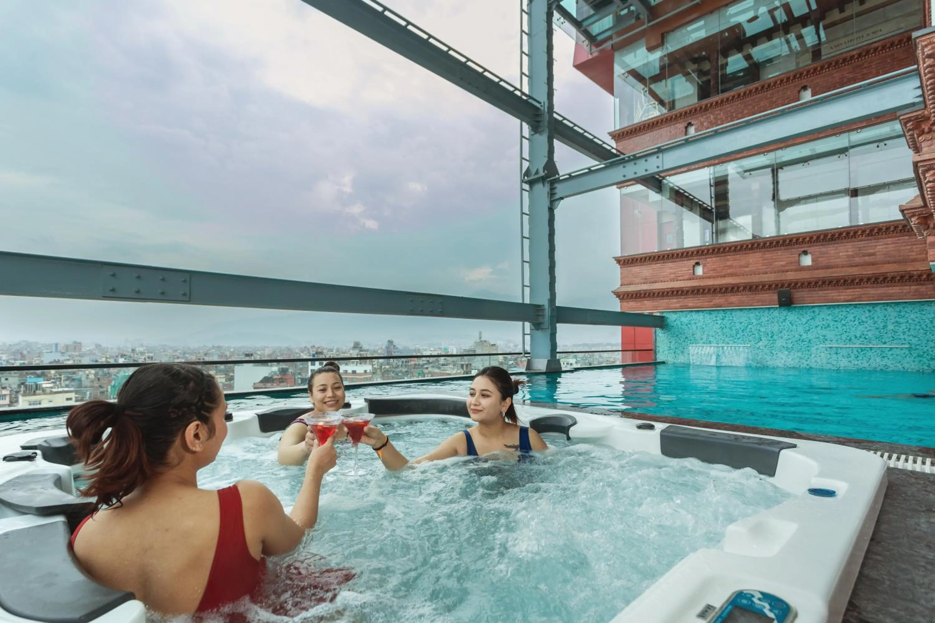 Hot Tub in Aarya Hotel and Spa - Eternal Heritage