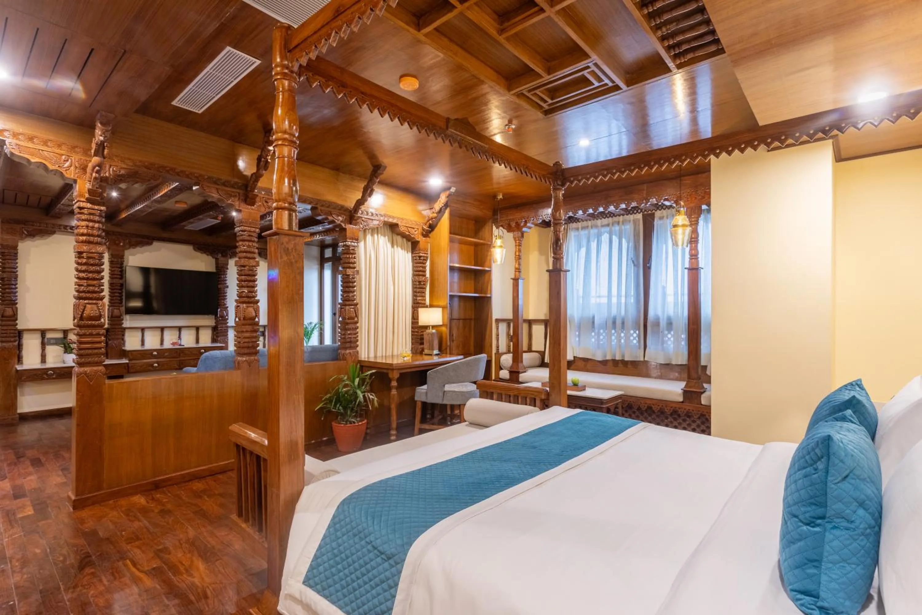Bed in Aarya Hotel and Spa - Eternal Heritage