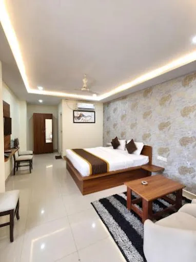 Bed in Hotel Partha Residency