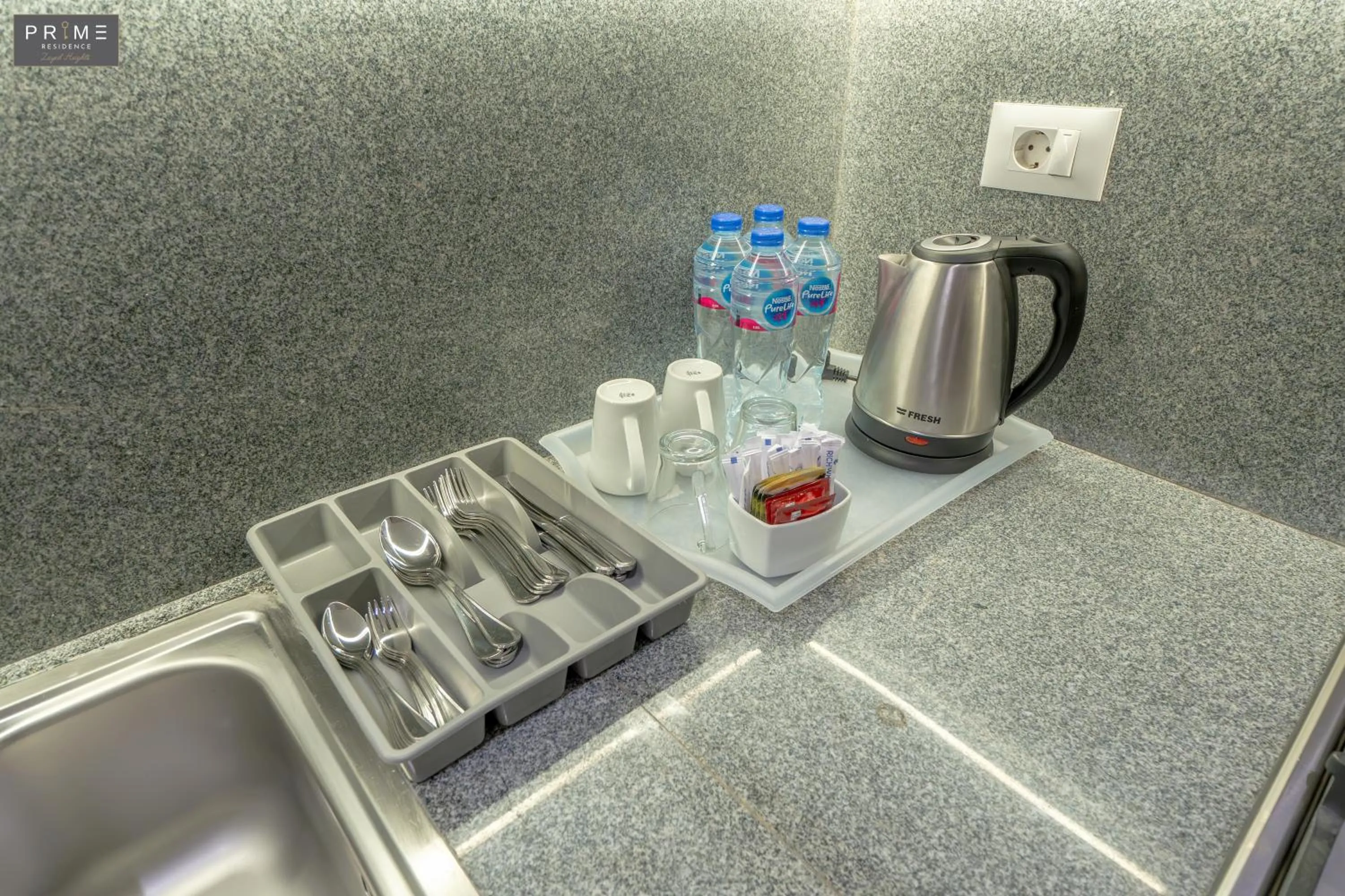 Kitchen or kitchenette in Prime Residence Zayed Heights