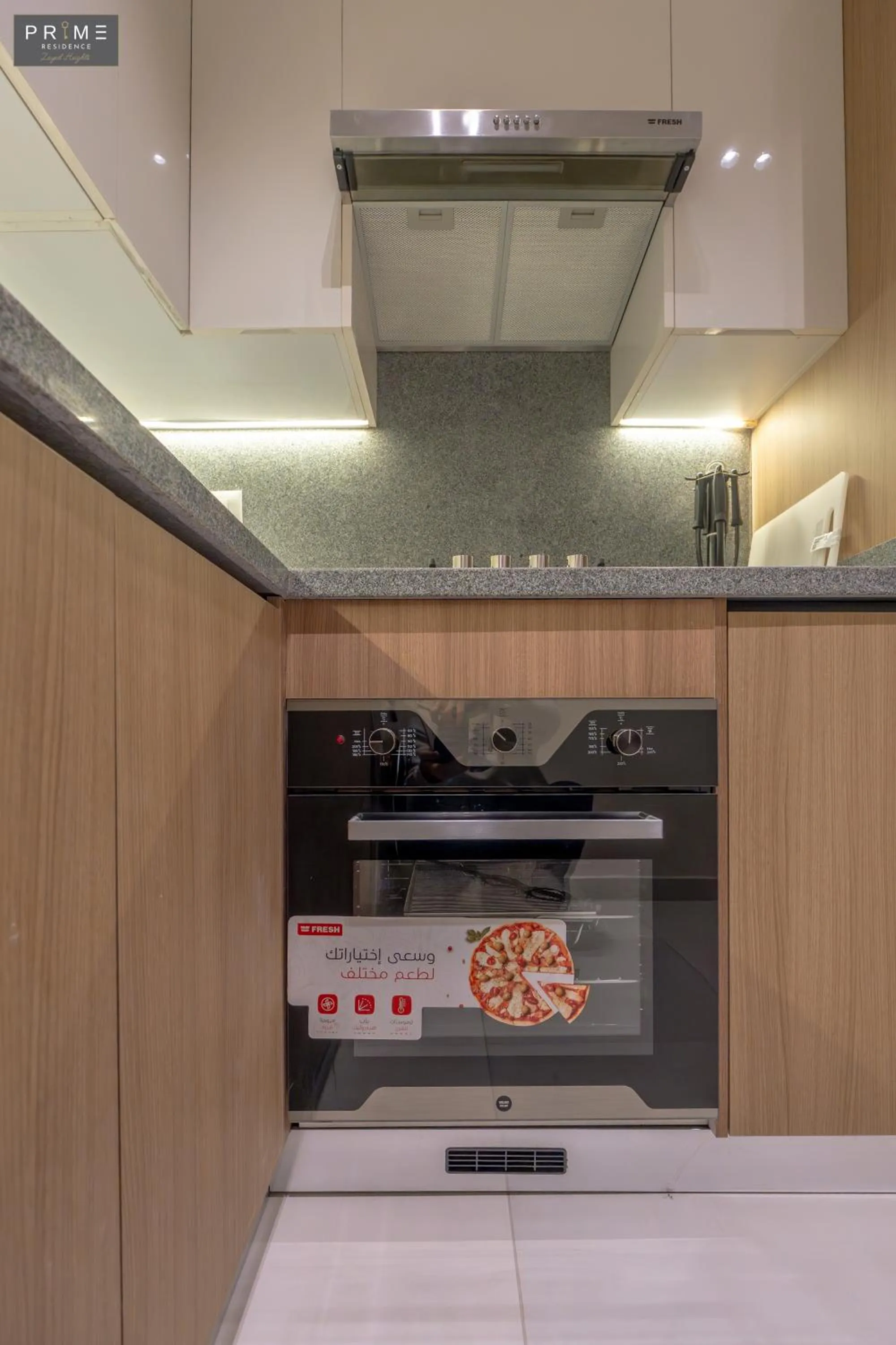 Kitchen or kitchenette in Prime Residence Zayed Heights