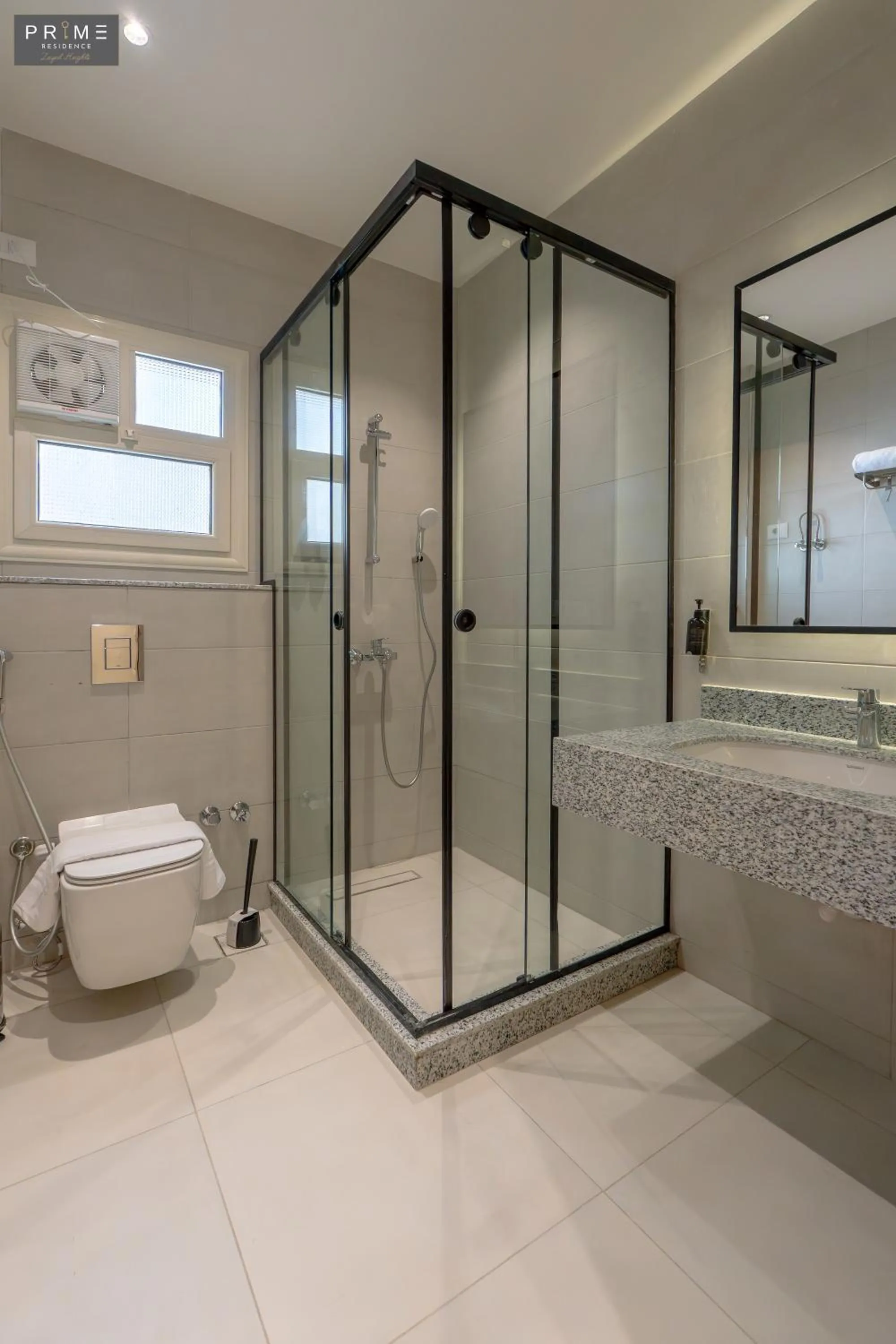 Shower in Prime Residence Zayed Heights