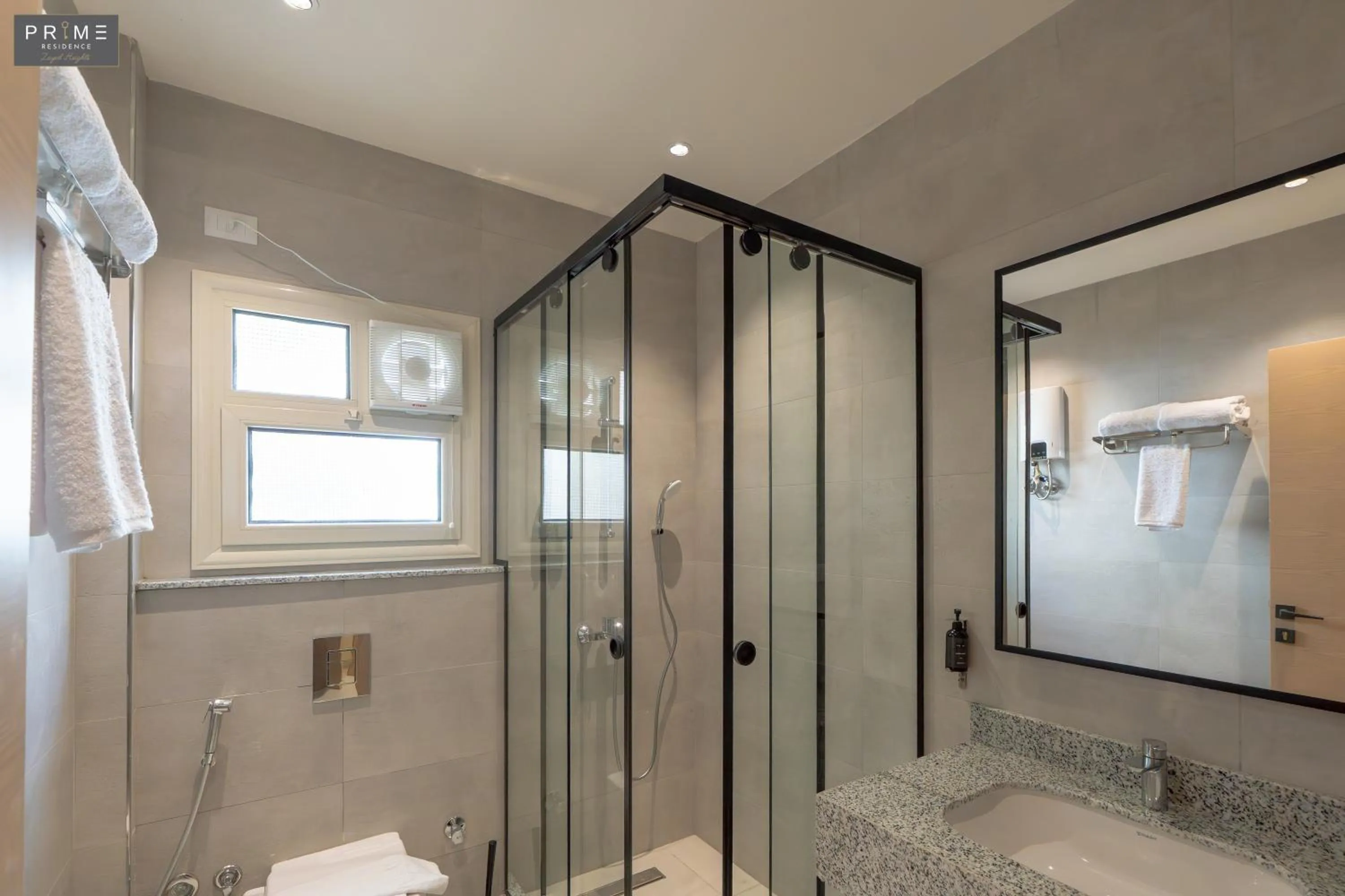 Shower in Prime Residence Zayed Heights