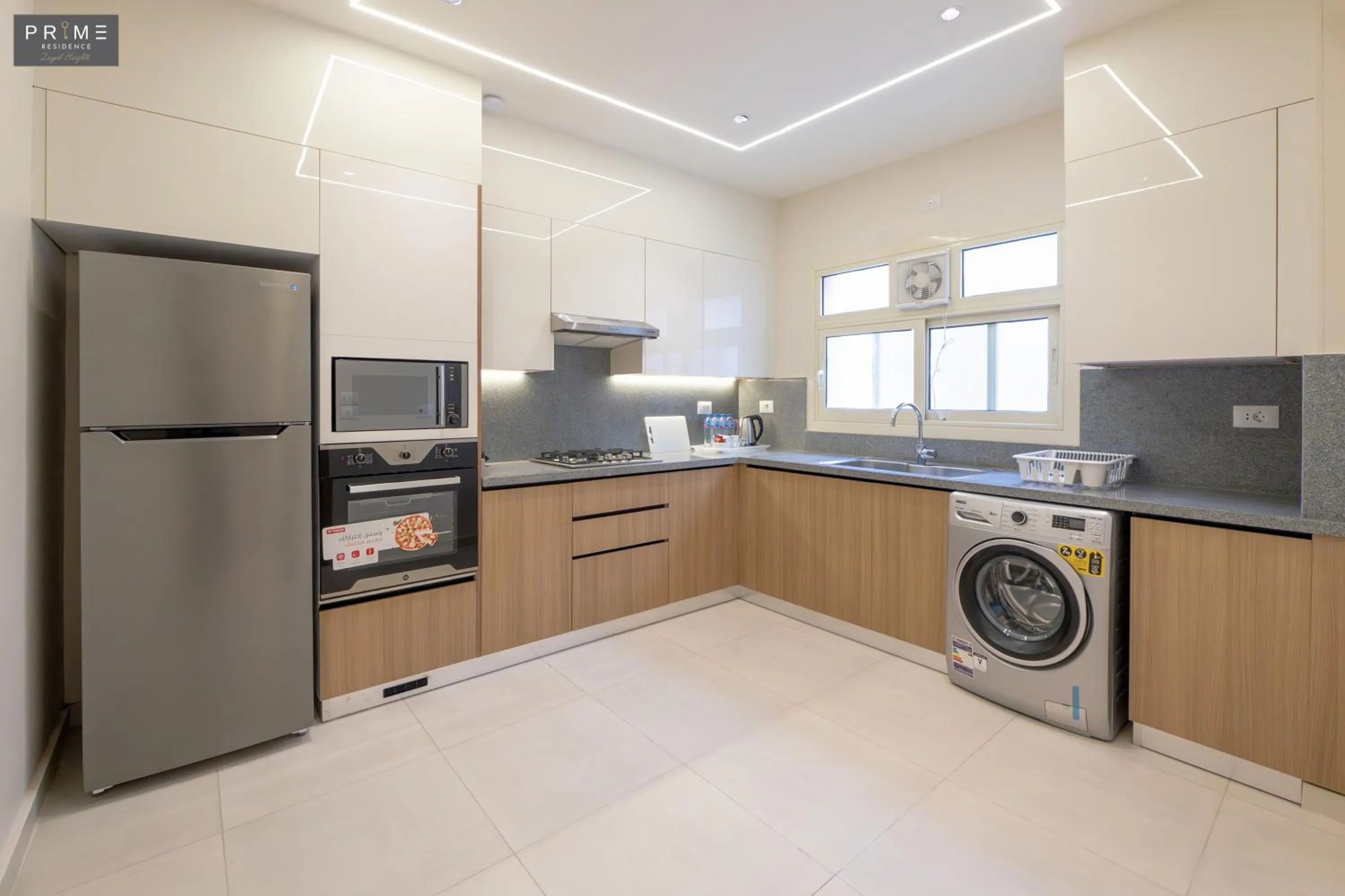 Kitchen or kitchenette in Prime Residence Zayed Heights