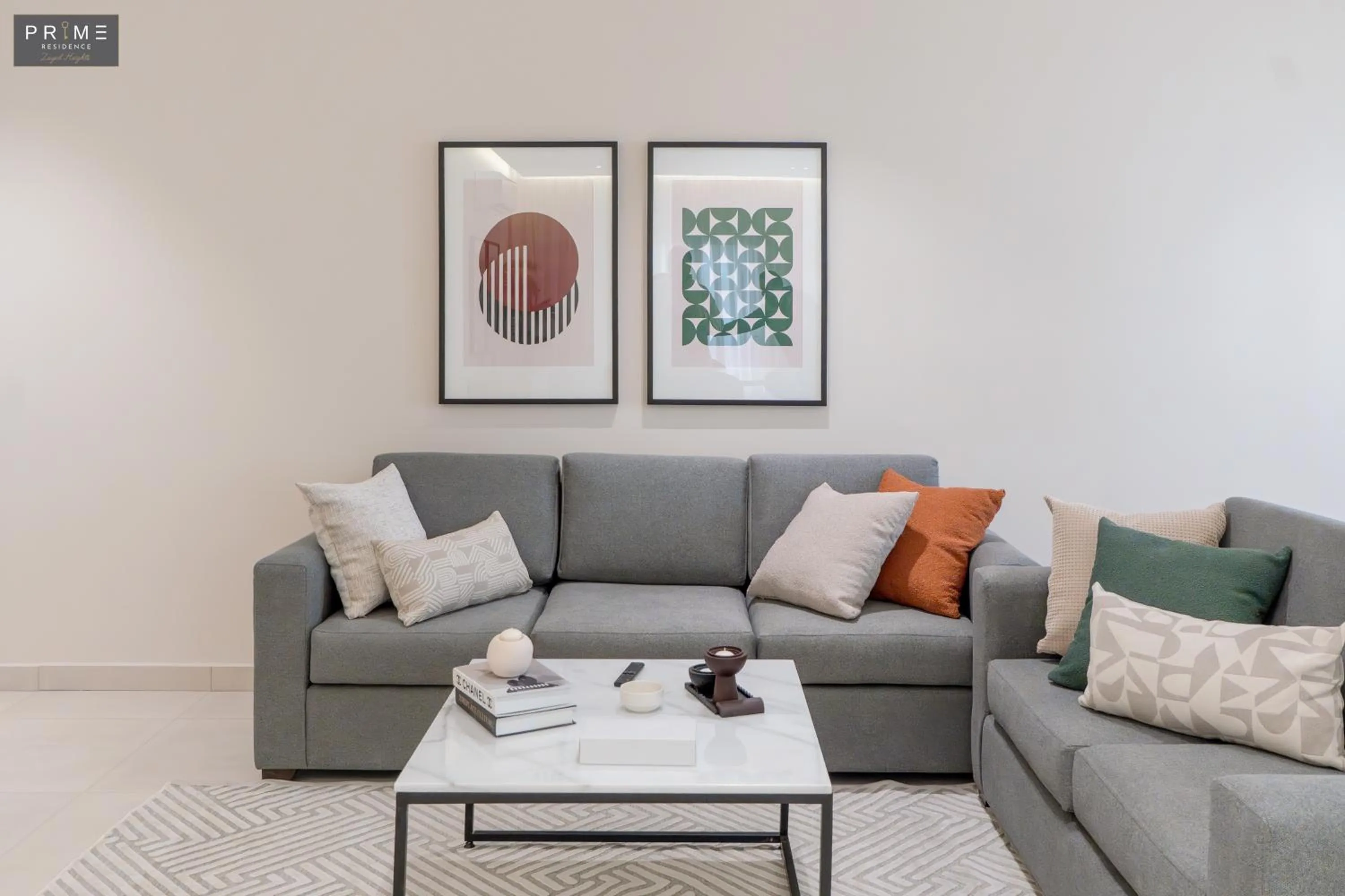 Living room in Prime Residence Zayed Heights