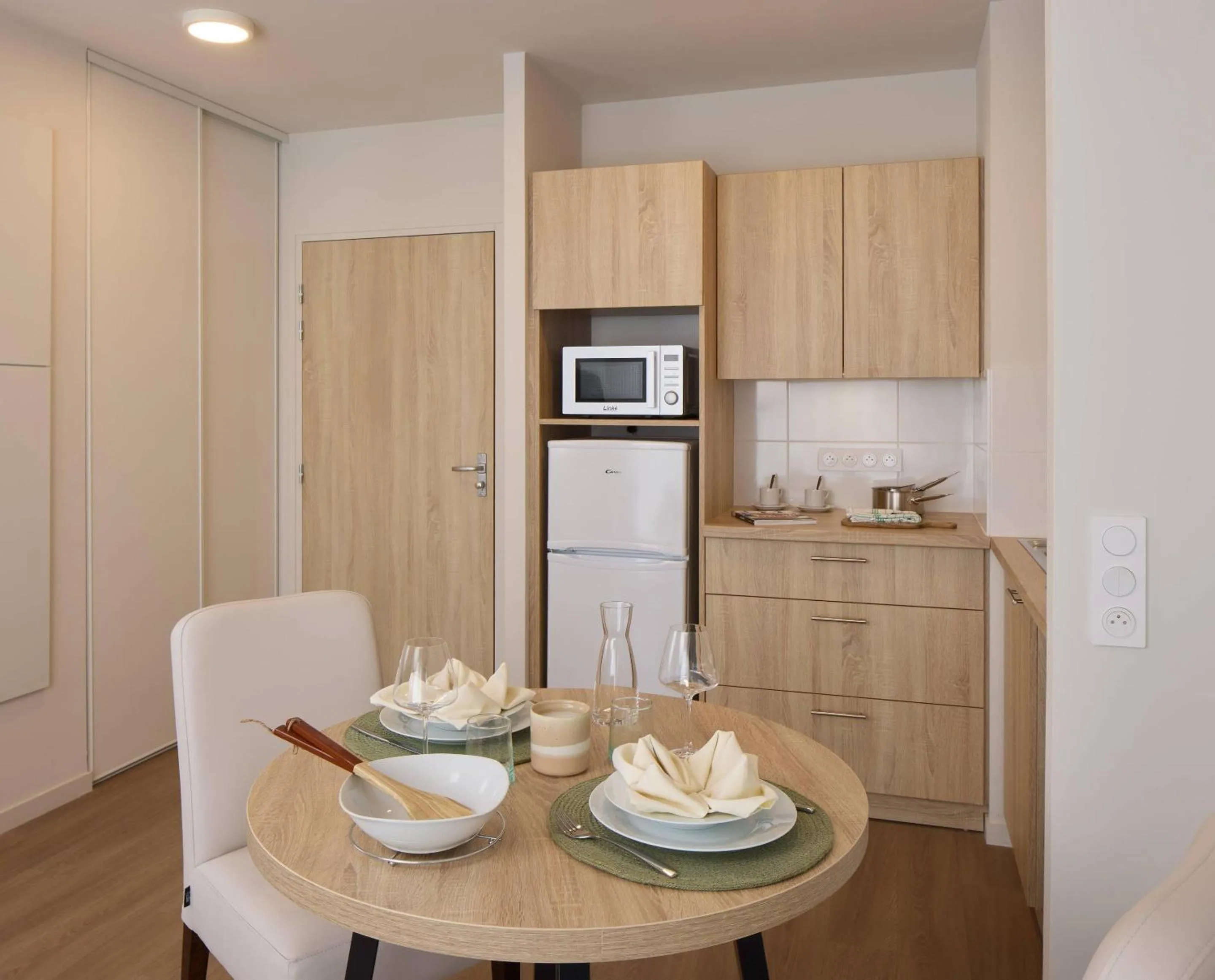 Bedroom in Zenitude Quality Aparthotel Plerin