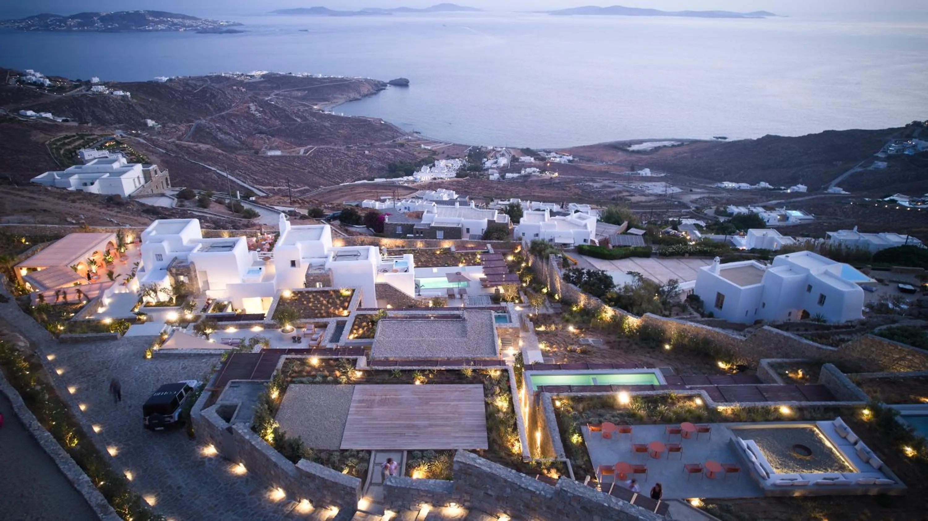 Bird's eye view in Hotiday Mykonos Fanari
