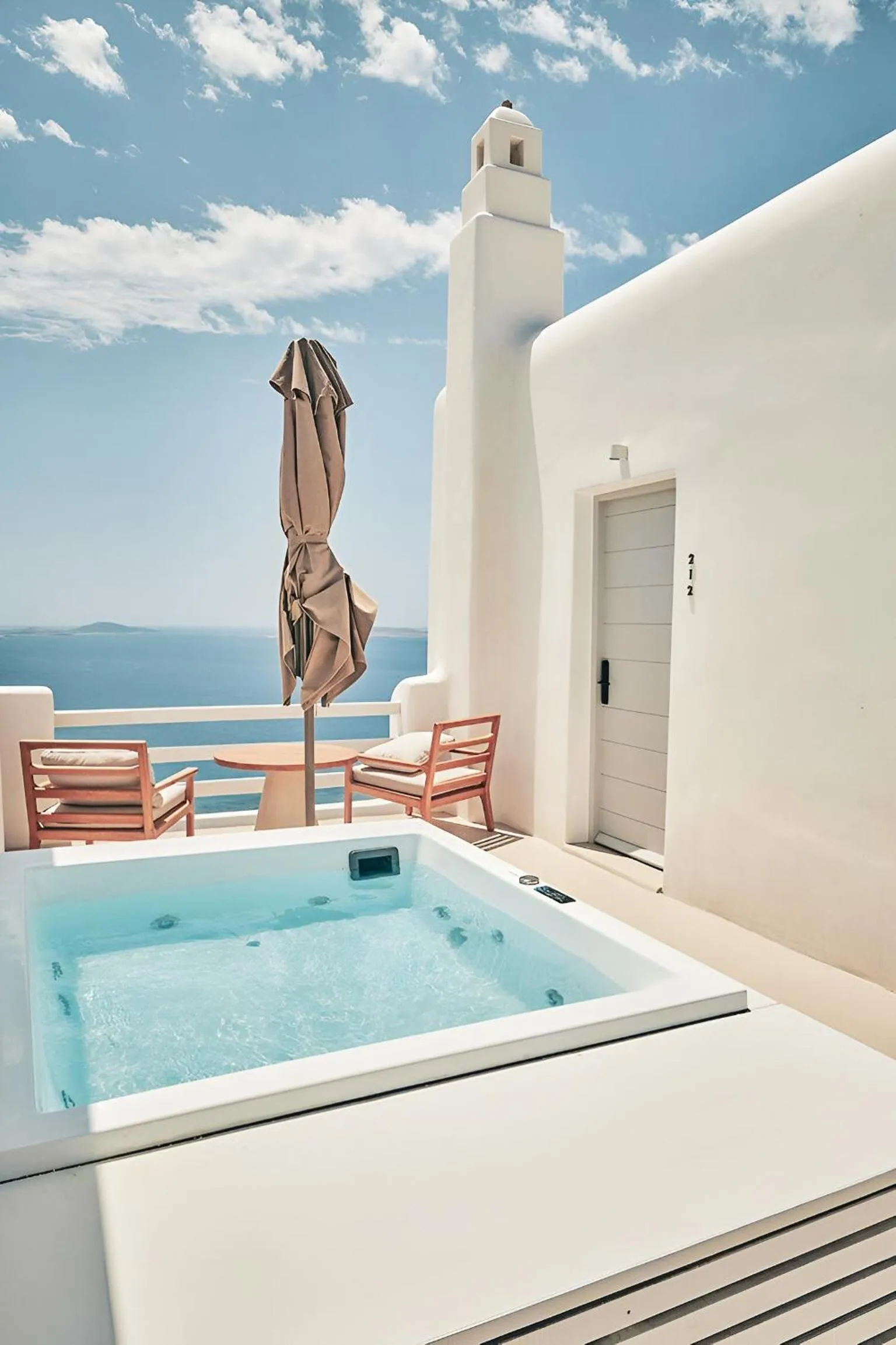 Patio in Hotiday Mykonos Fanari