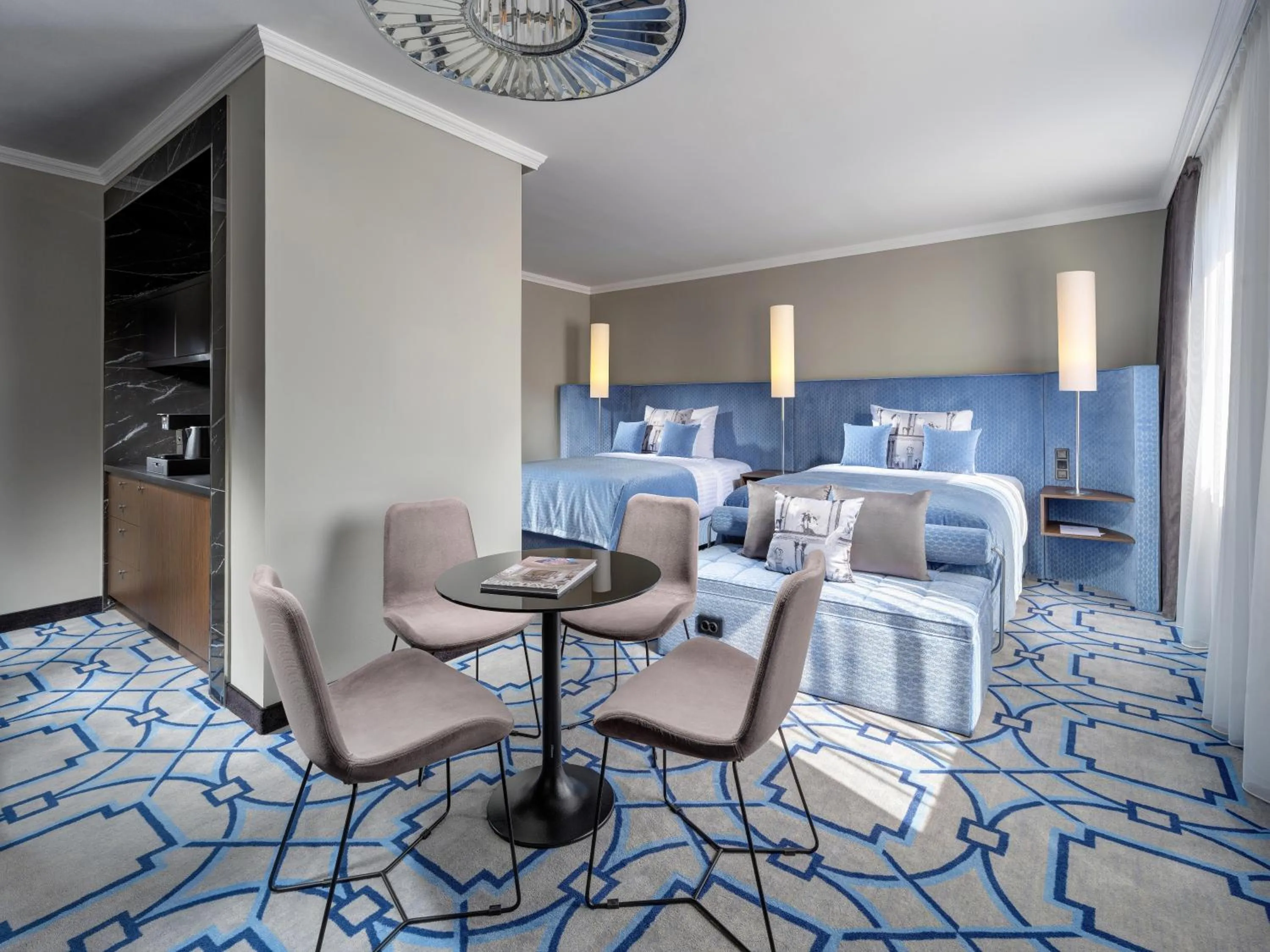 Bedroom in Mamaison Hotel Chain Bridge Budapest