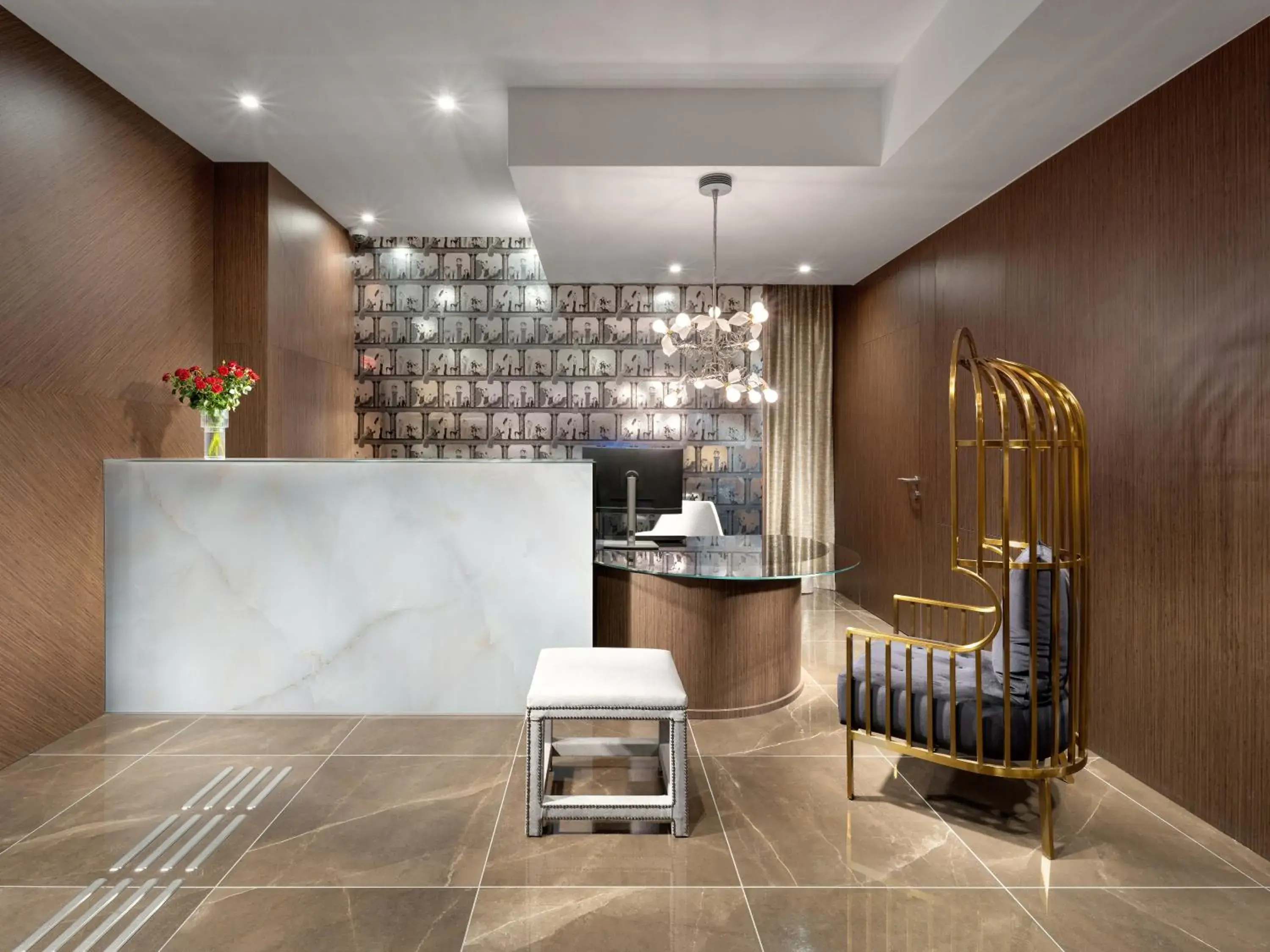 Lobby or reception in Mamaison Hotel Chain Bridge Budapest Lobby or reception in Mamaison Hotel Chain Bridge Budapest