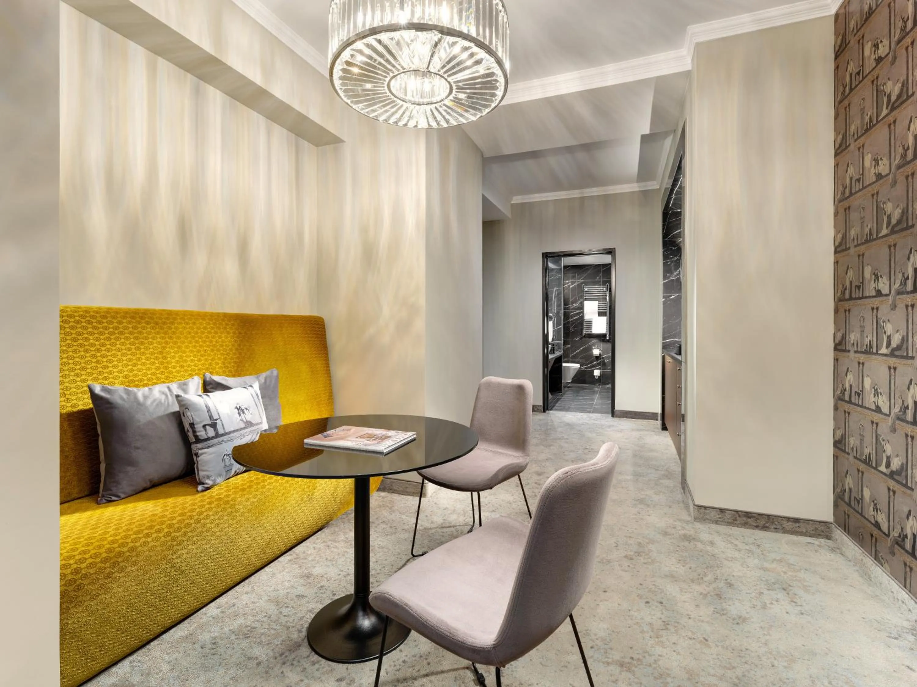 Living room in Mamaison Hotel Chain Bridge Budapest