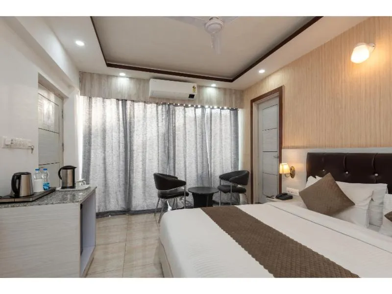 Bed in Hotel Shiva Sanctuary by DLS Hotels, McLeod Ganj