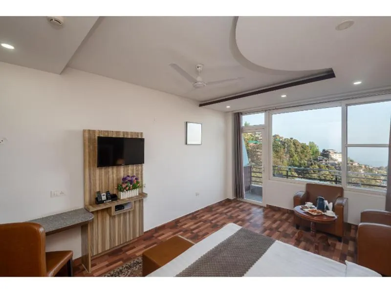 TV and multimedia in Hotel Shiva Sanctuary by DLS Hotels, McLeod Ganj