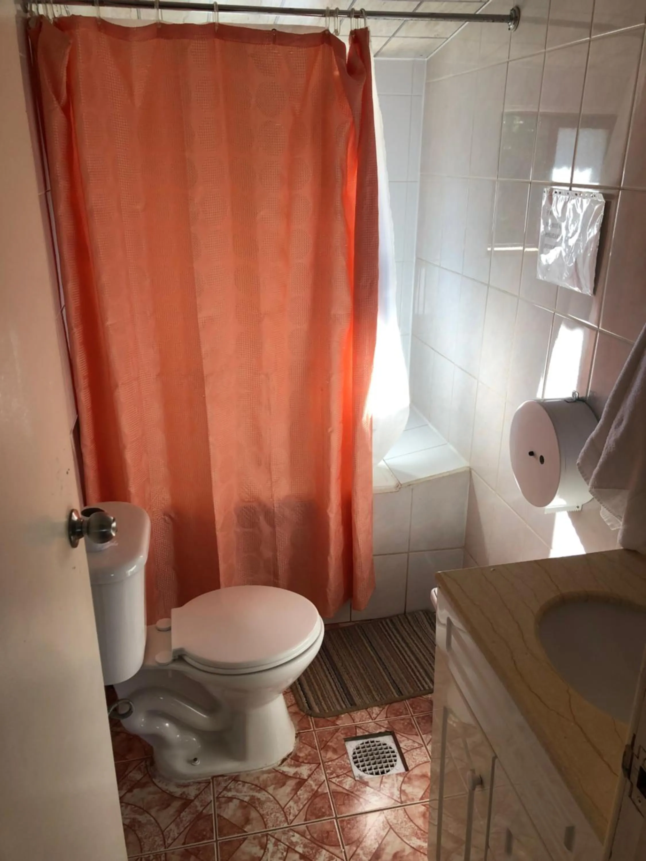 Shower in Hostal Huepil