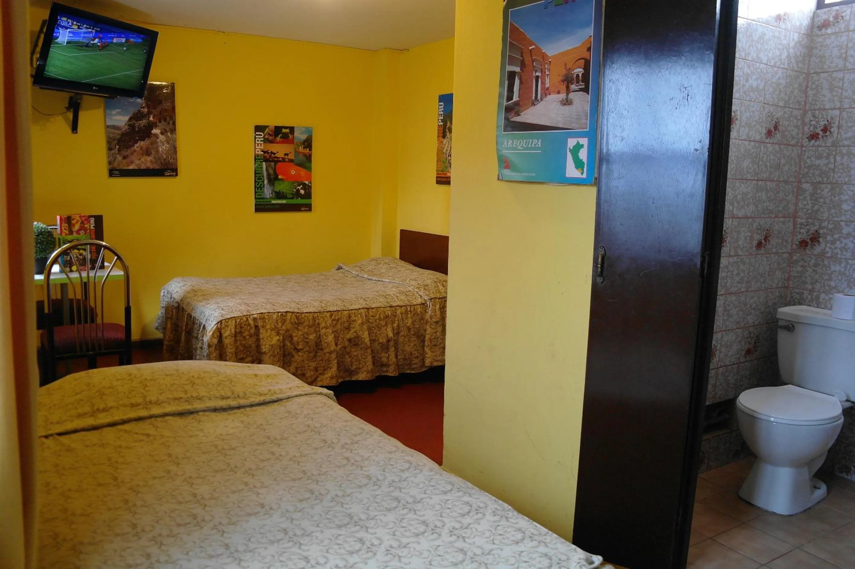 Bed in Hostal Iquique