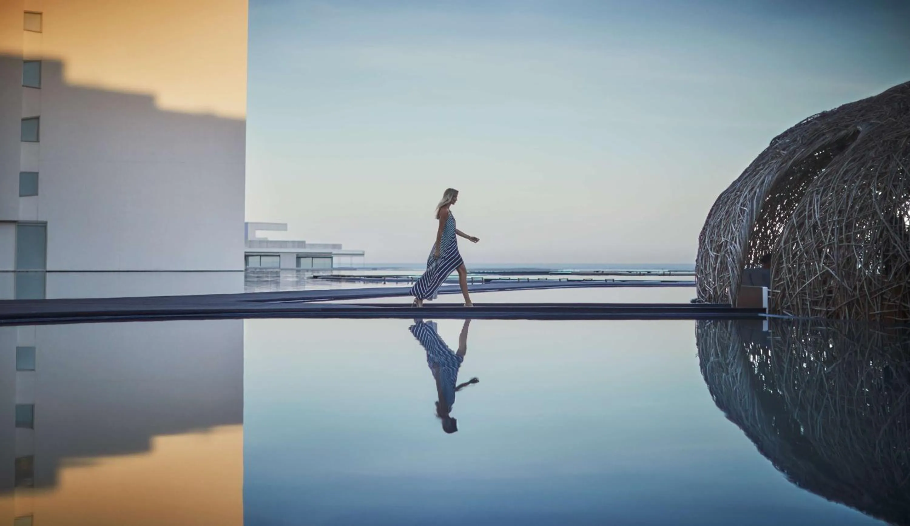 Inner courtyard view in Viceroy Los Cabos