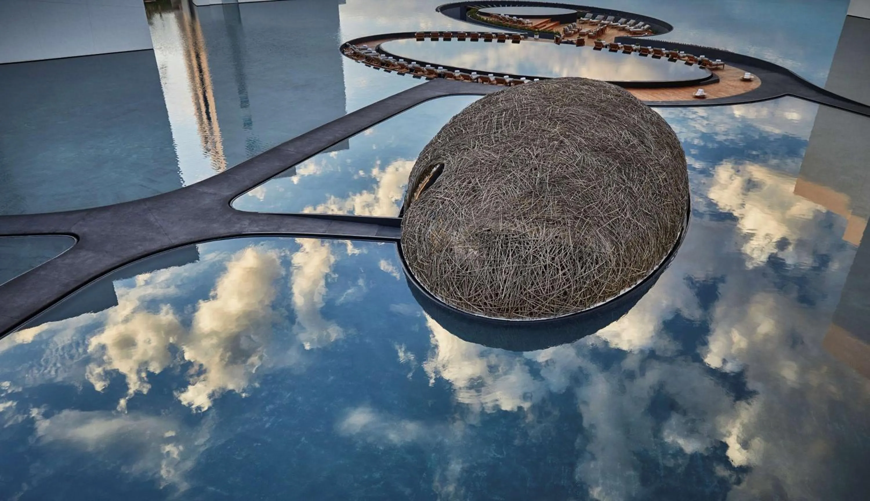 Inner courtyard view in Viceroy Los Cabos