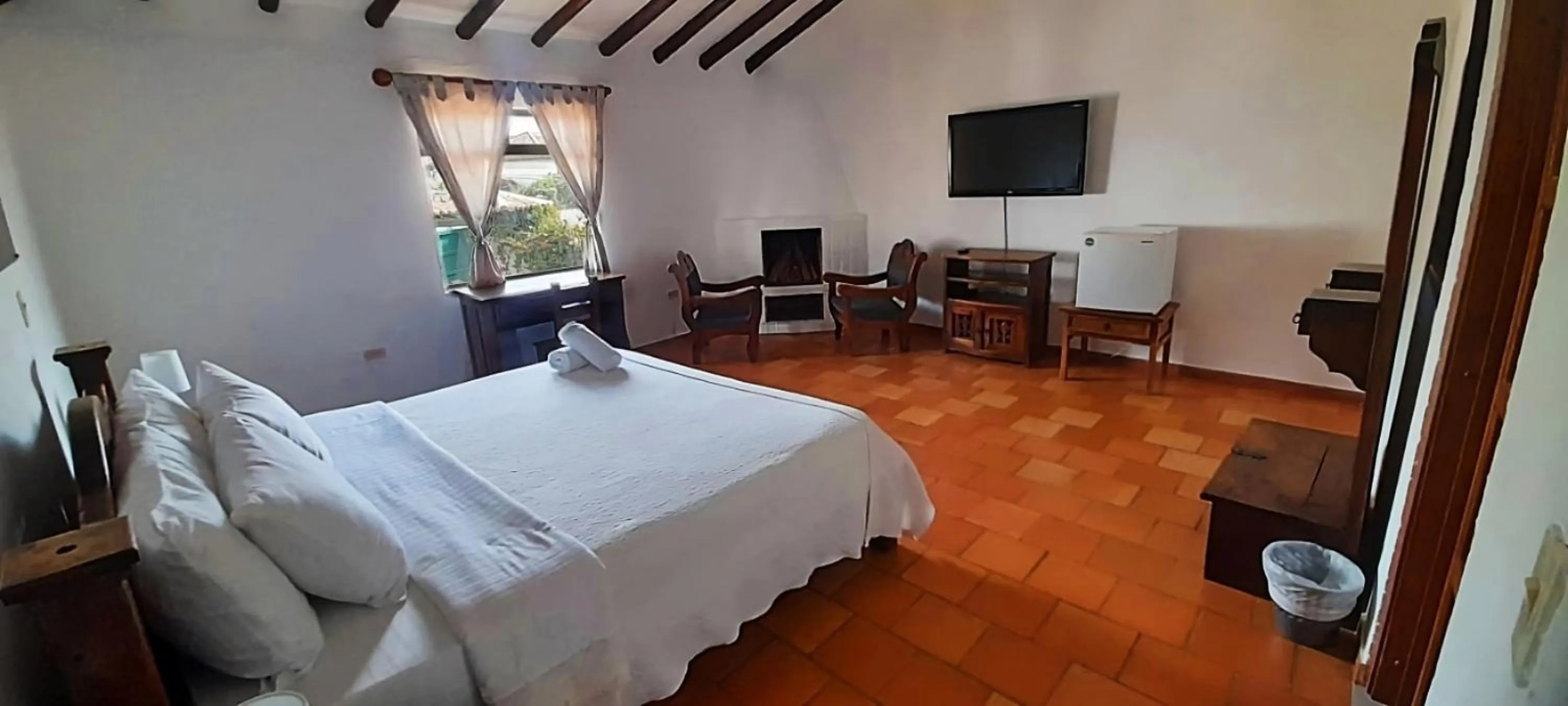 Bed in Aqua Vitae Hotel