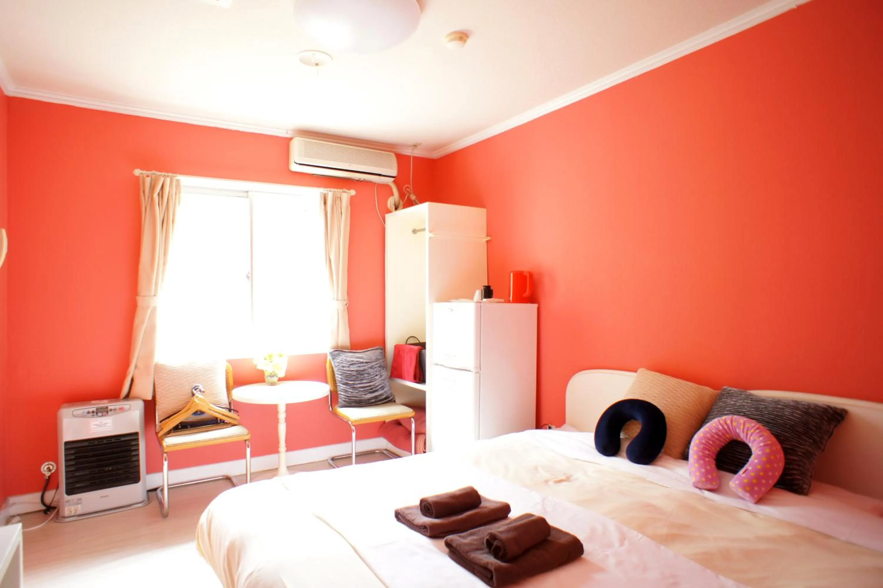 Bed in Karuizawa Pension Sato no Nukumori