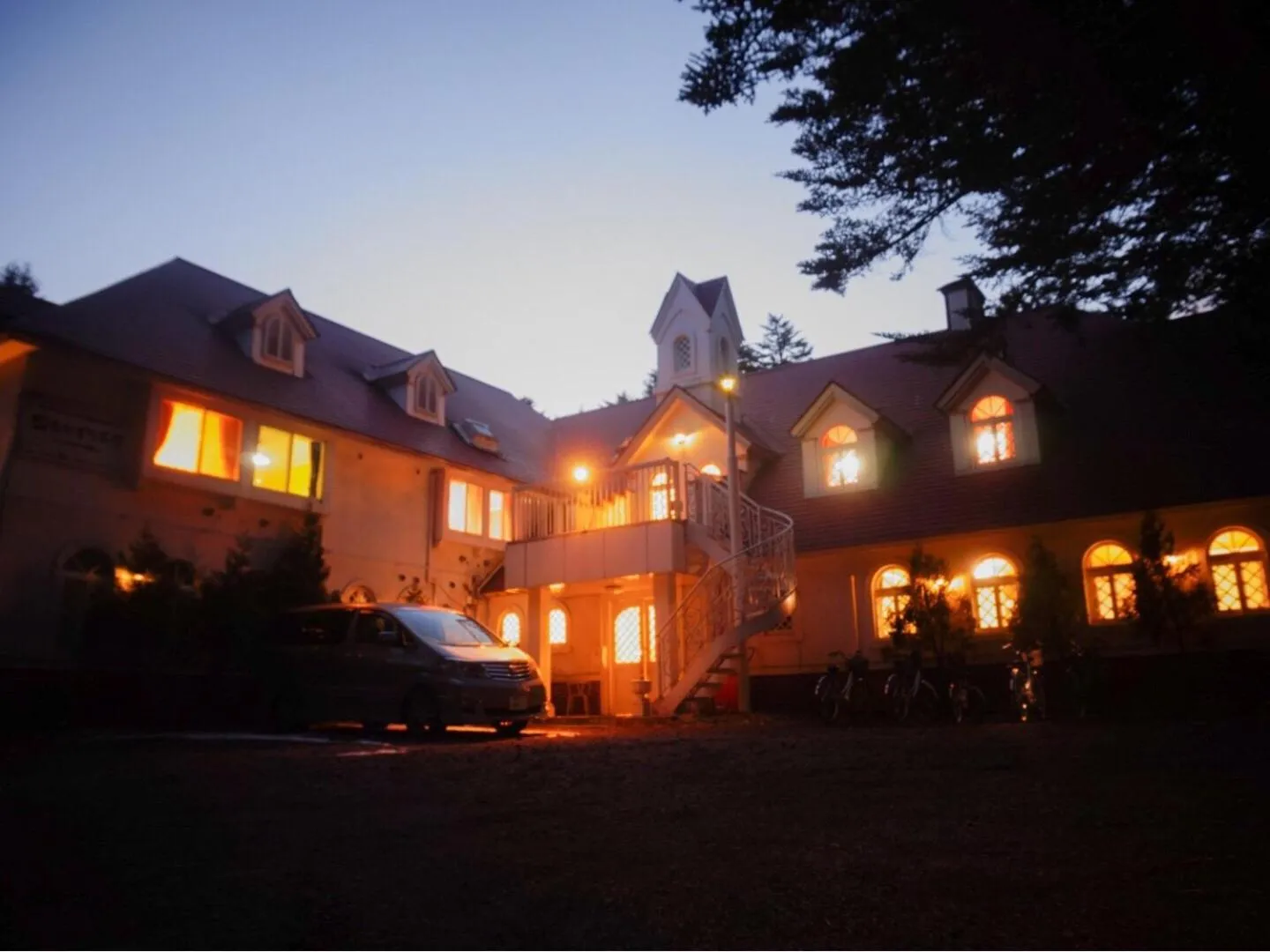 Facade/entrance in Karuizawa Pension Sato no Nukumori