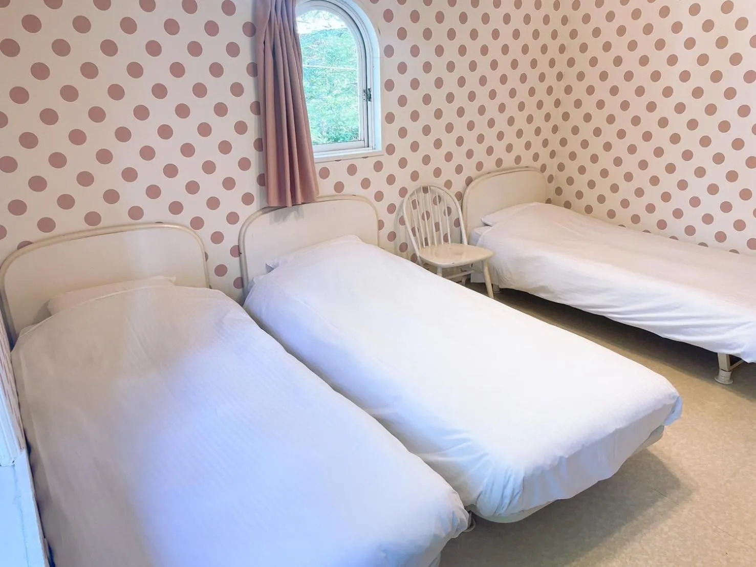 Bed in Karuizawa Pension Sato no Nukumori