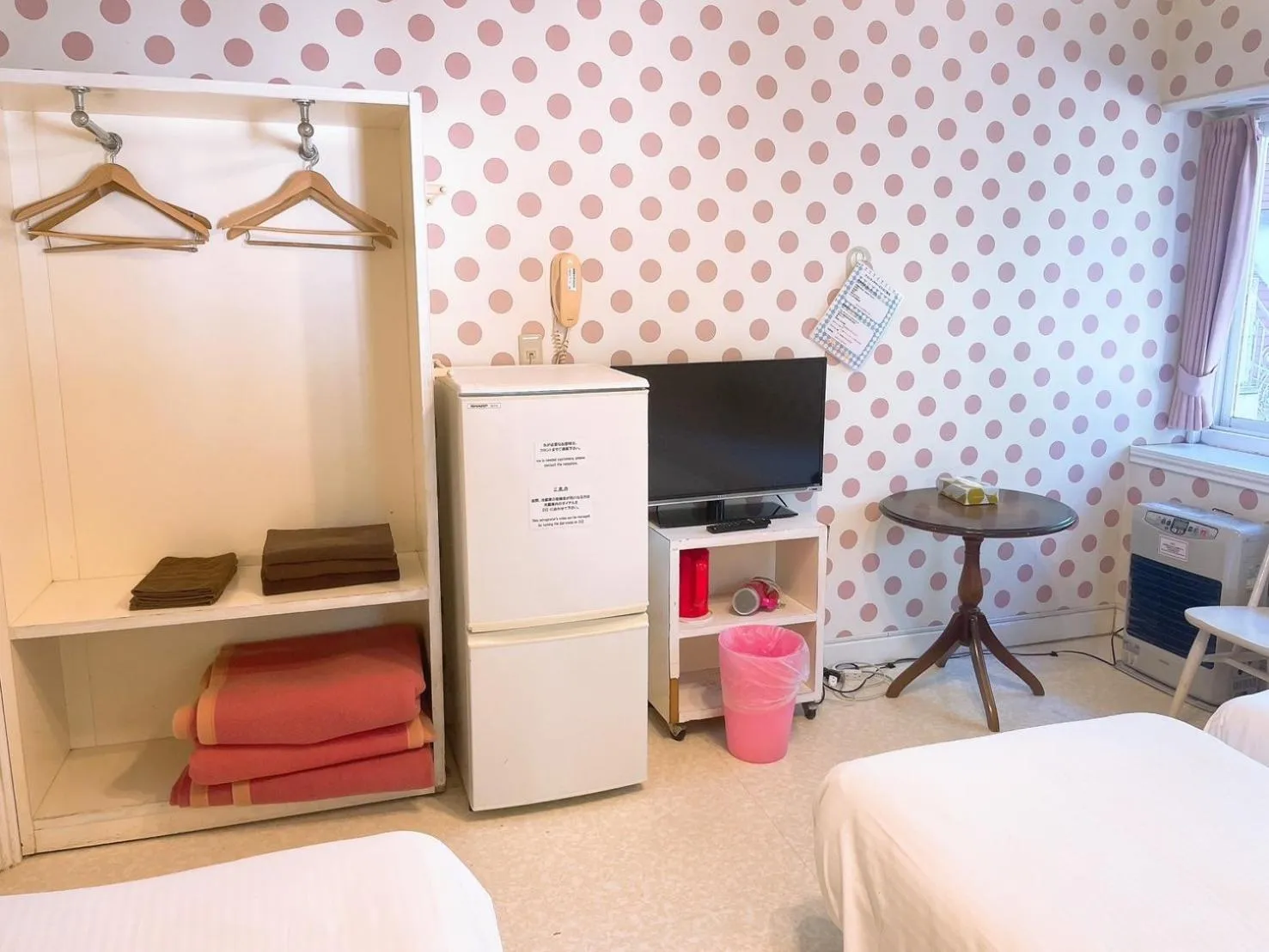 Bed in Karuizawa Pension Sato no Nukumori