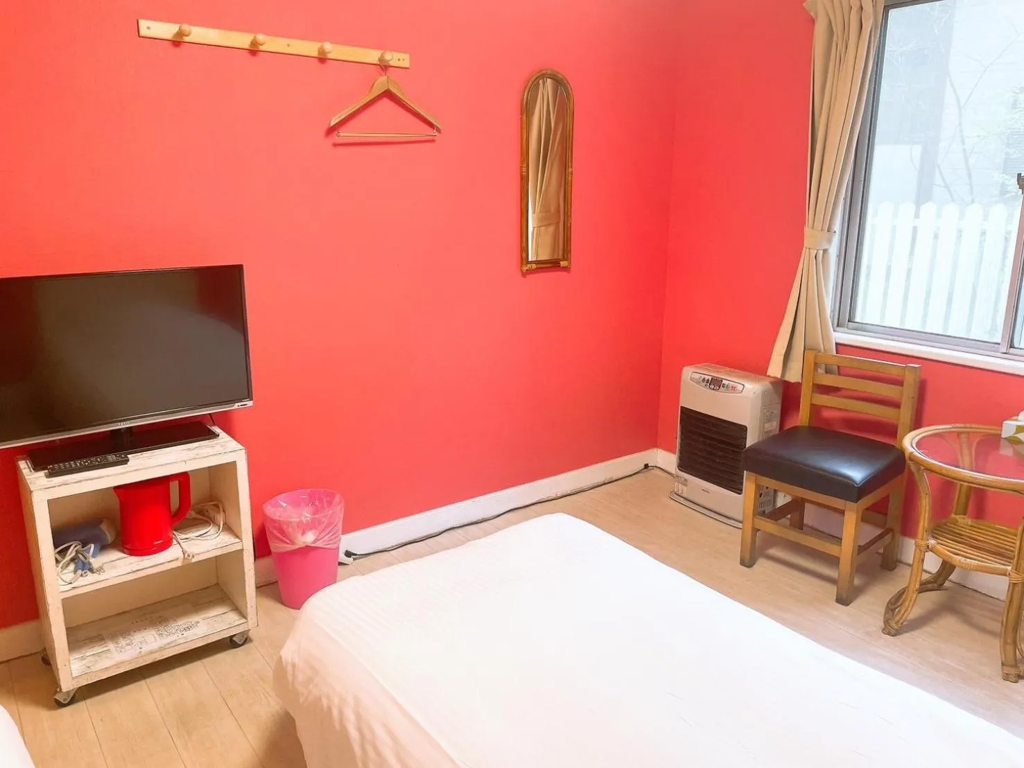 Bed in Karuizawa Pension Sato no Nukumori