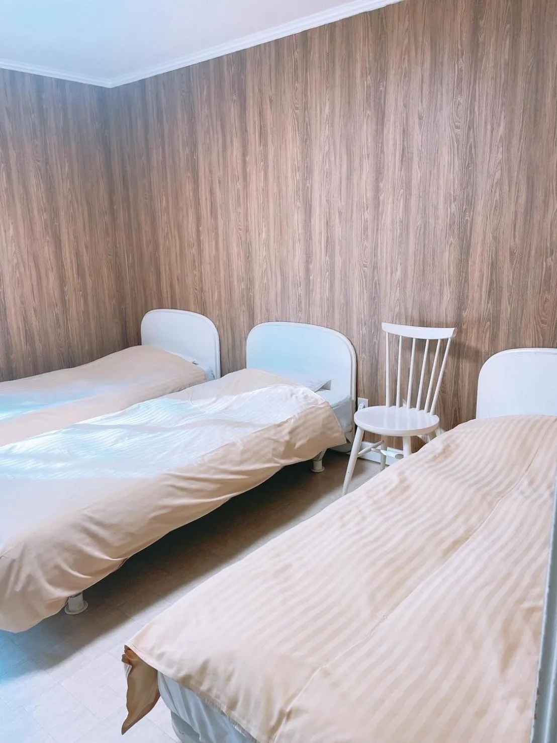 Bed in Karuizawa Pension Sato no Nukumori