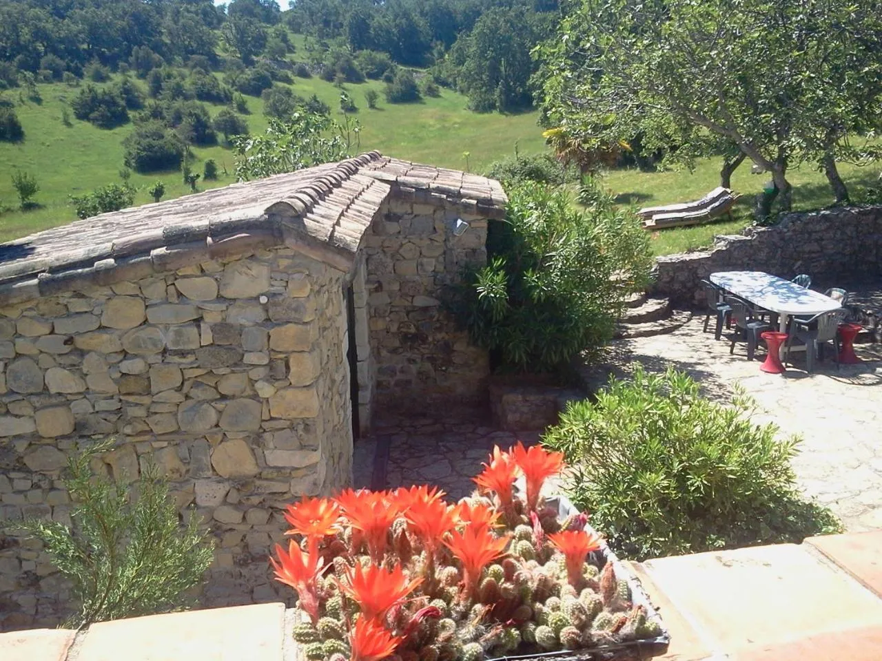 Patio in Le Relais de Vazeille