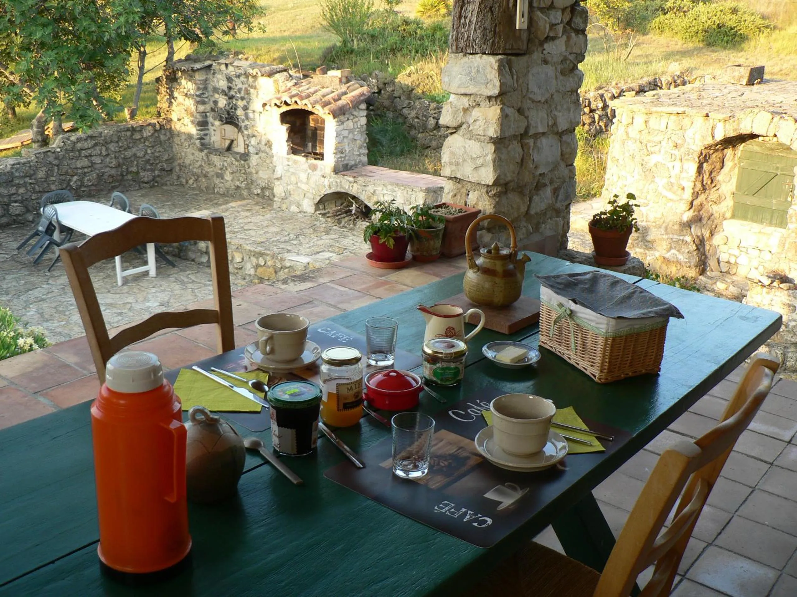 Patio in Le Relais de Vazeille