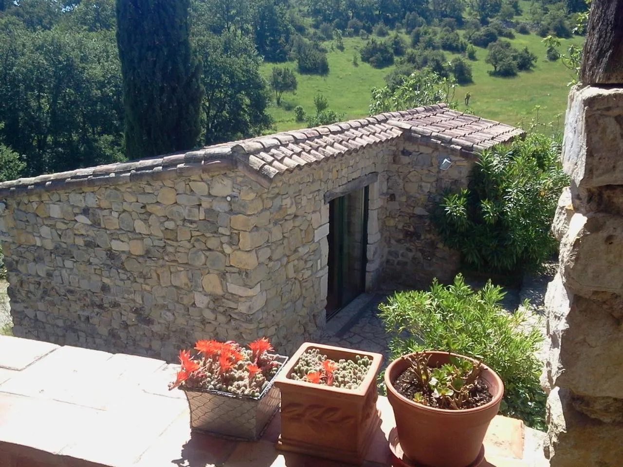 Patio in Le Relais de Vazeille