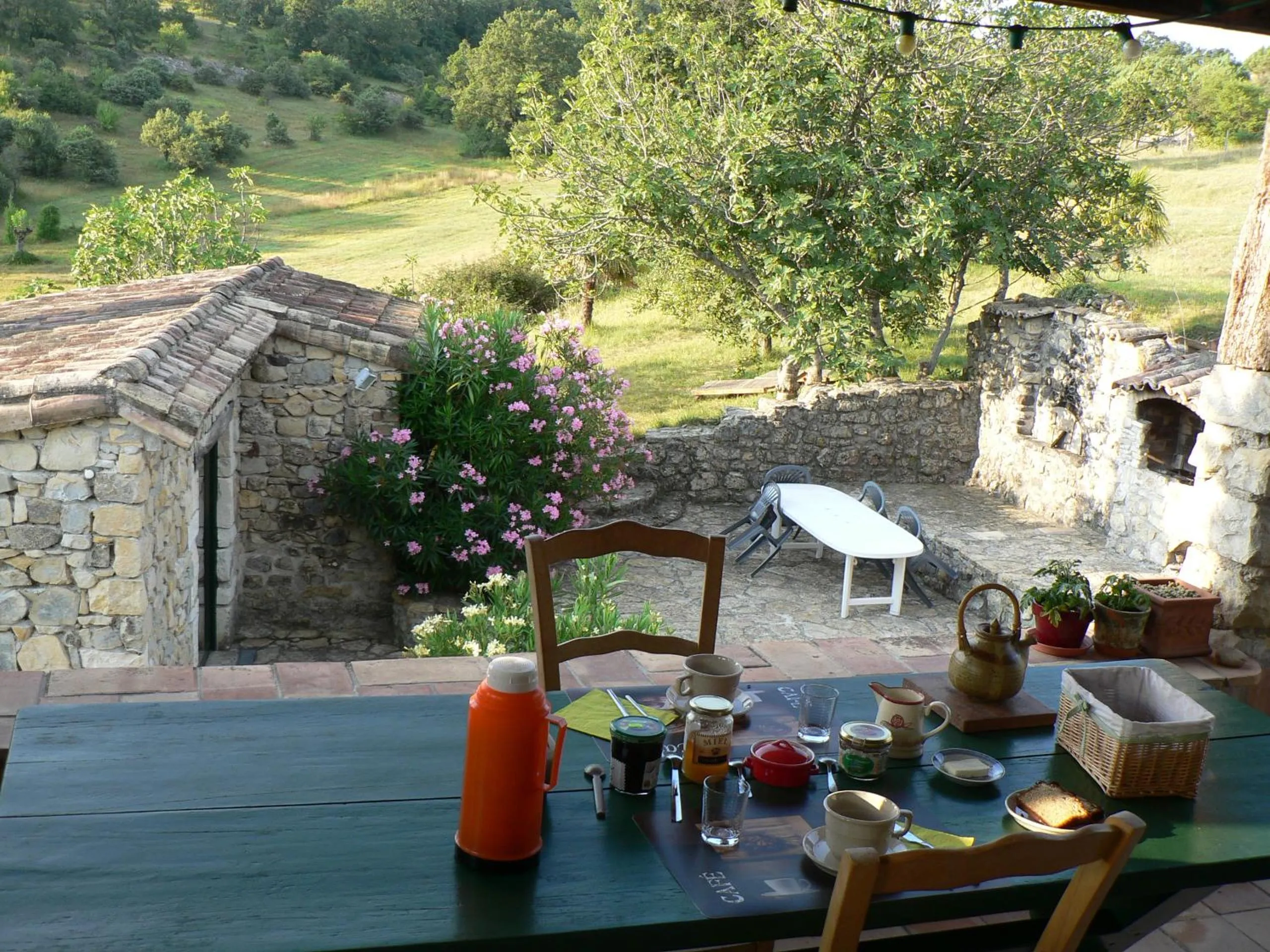 Patio in Le Relais de Vazeille