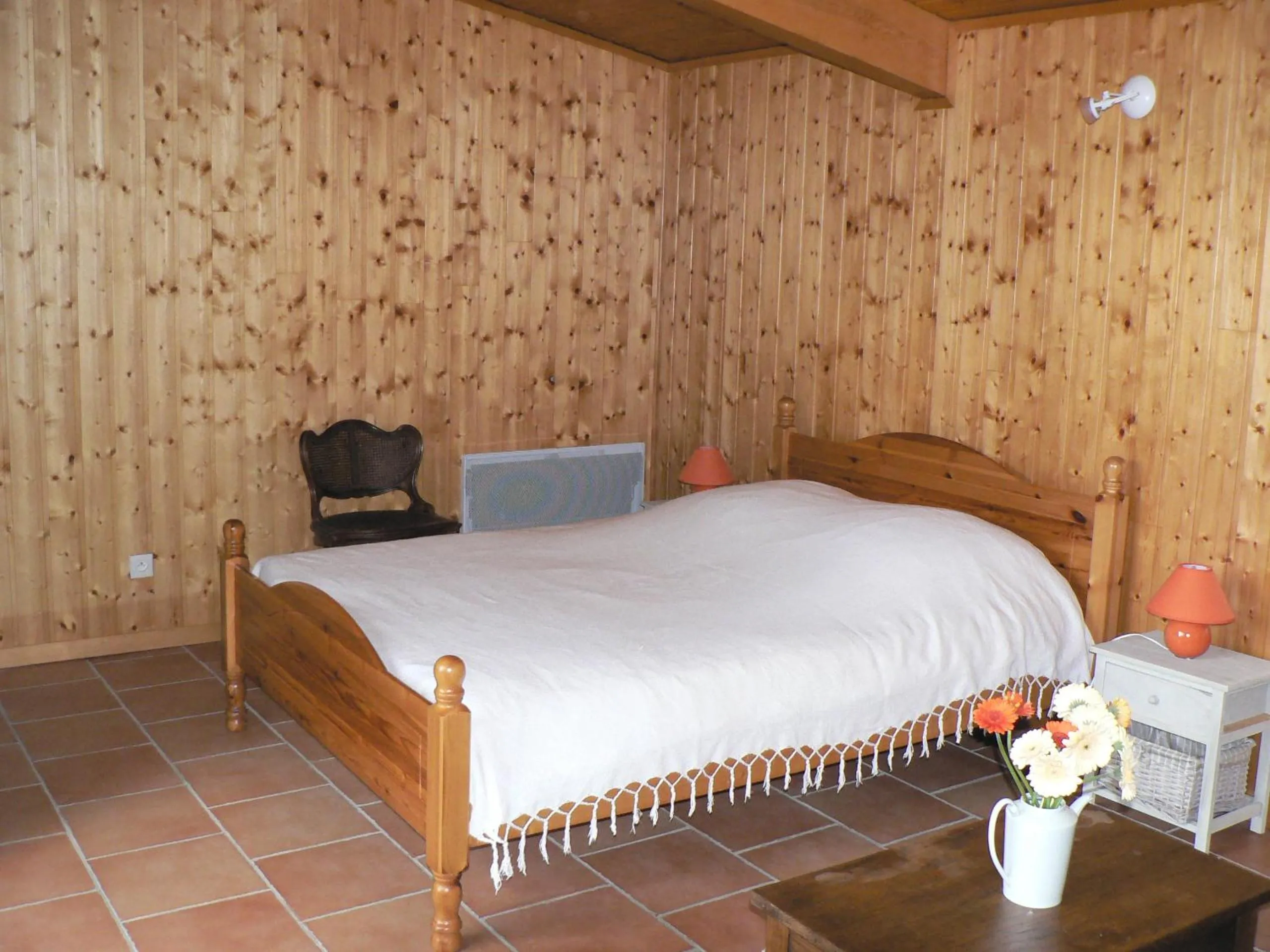 Bed in Le Relais de Vazeille