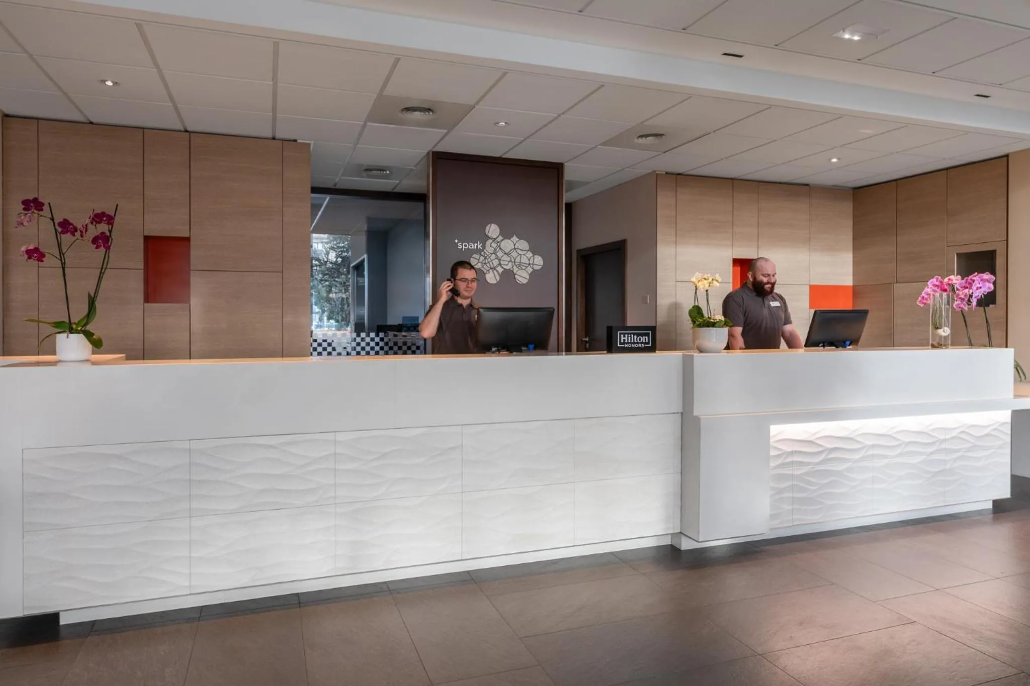 Lobby or reception in Spark by Hilton Lyon Eurexpo