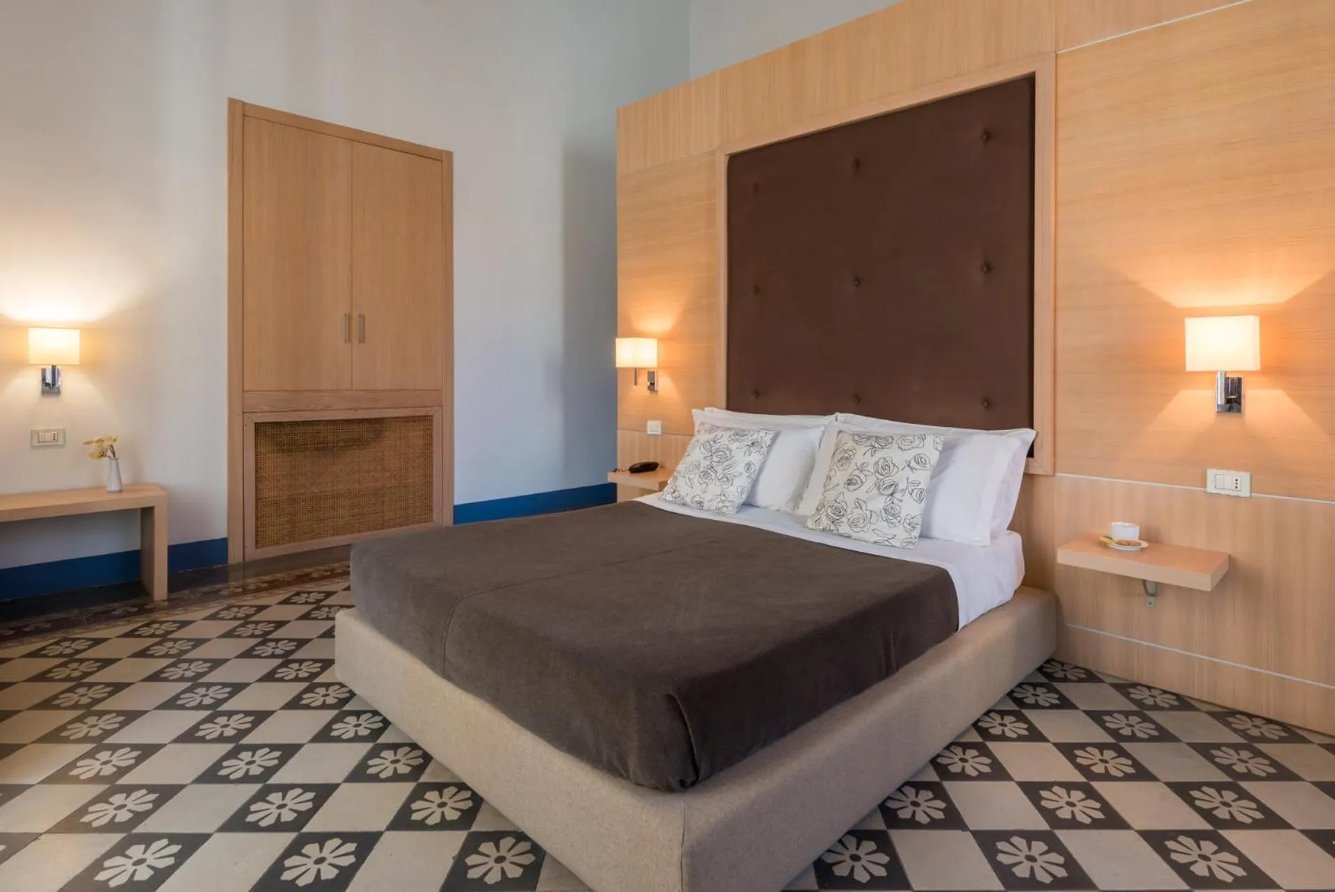 Bedroom, Bed in Hotel Vittorio Veneto