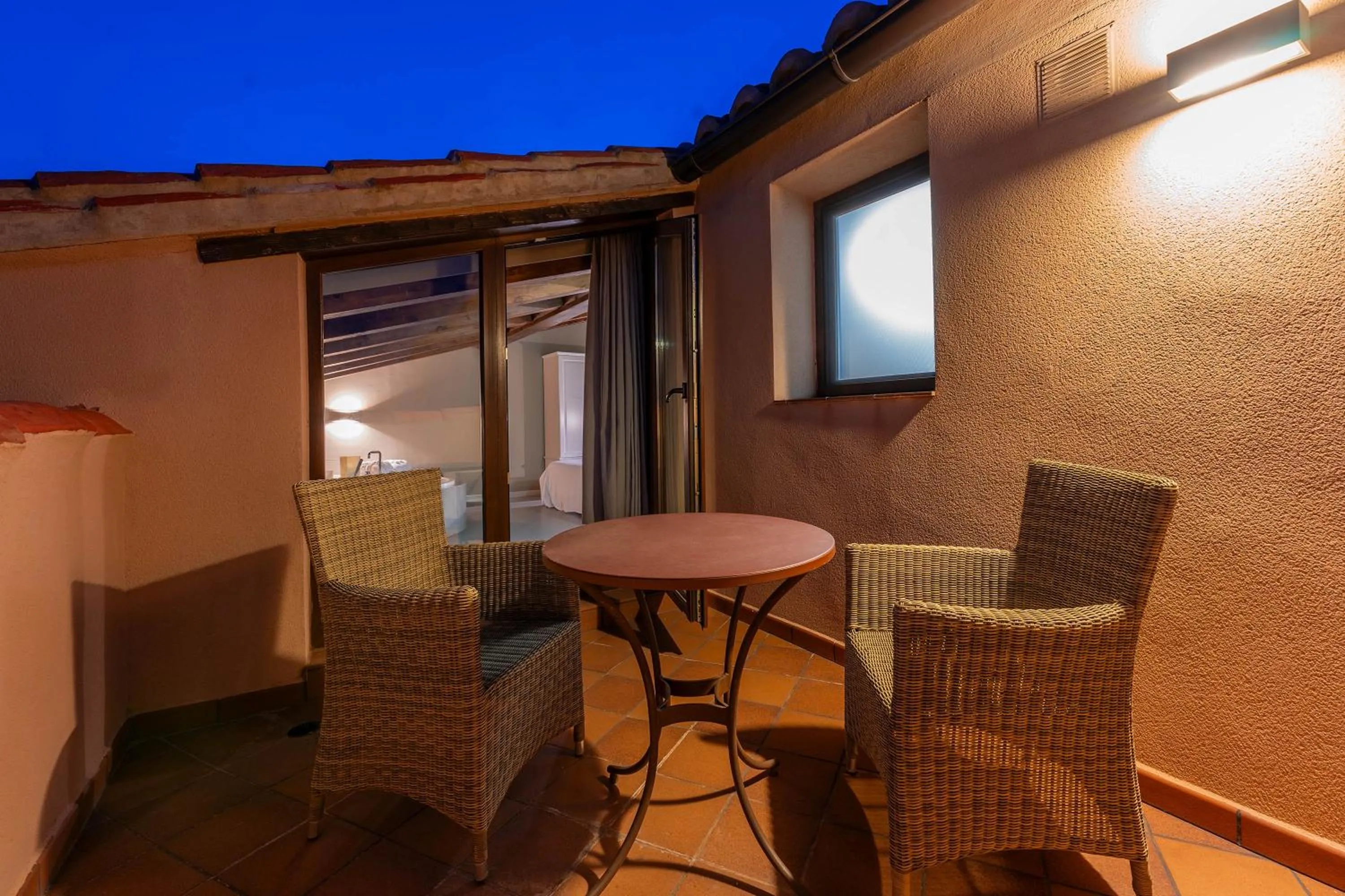 Balcony/Terrace in Hotel Mas De Cebrian