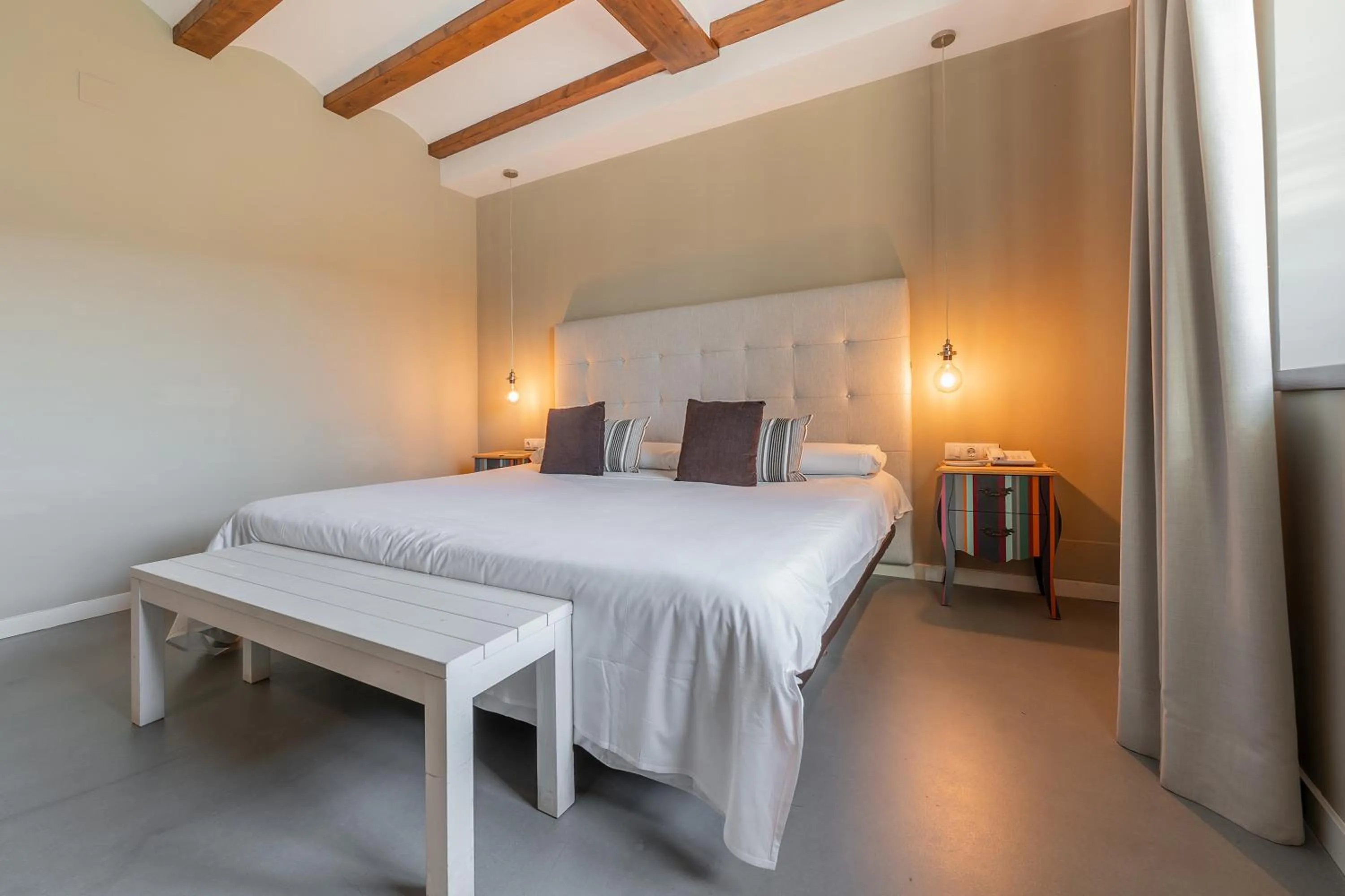 Bedroom, Bed in Hotel Mas De Cebrian