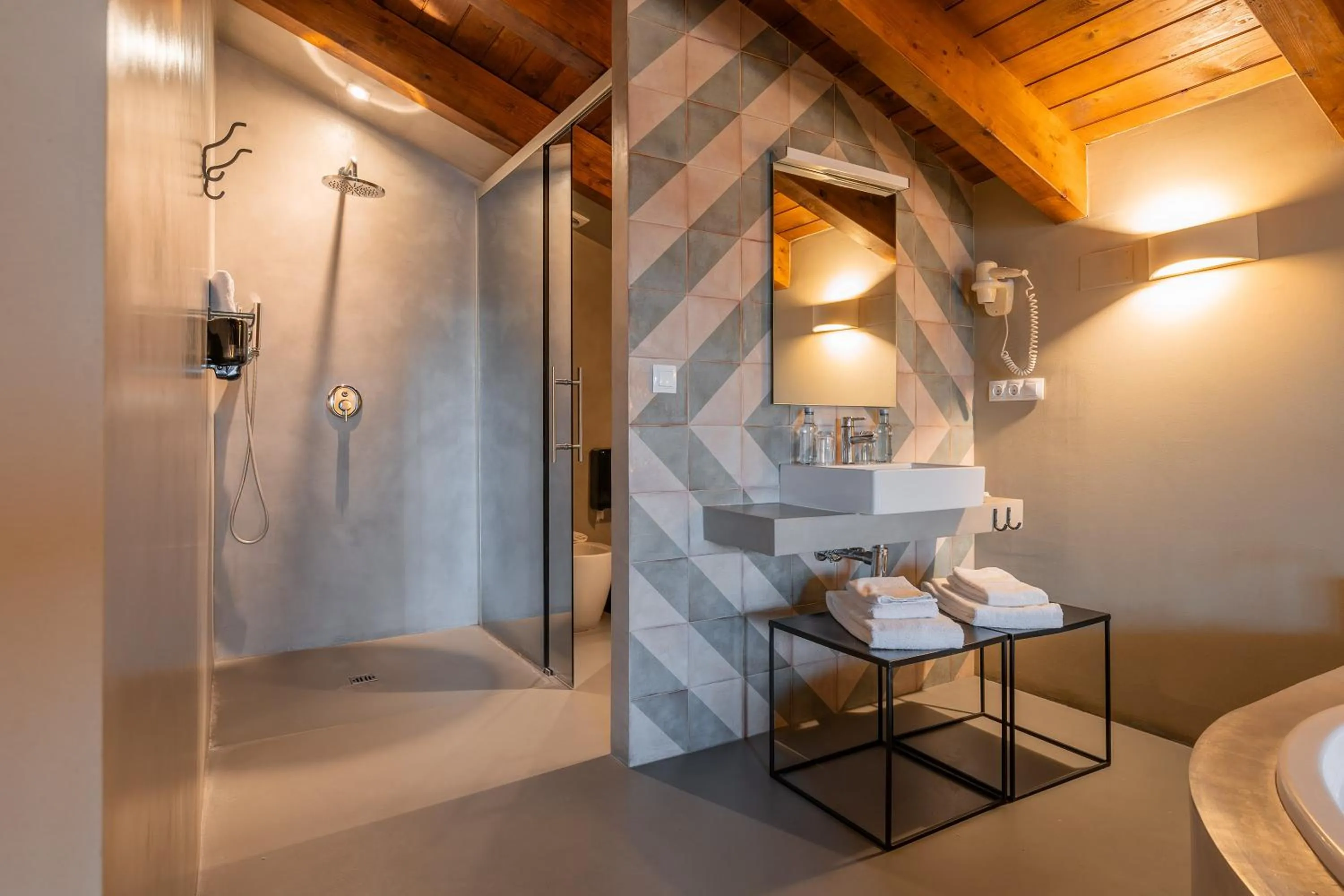 Bathroom in Hotel Mas De Cebrian