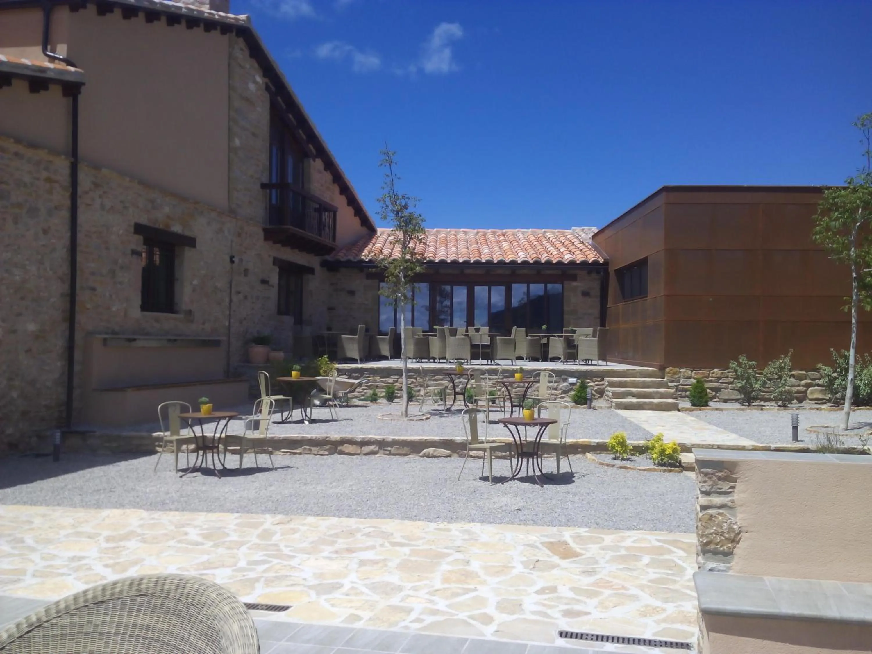 Balcony/Terrace in Hotel Mas De Cebrian