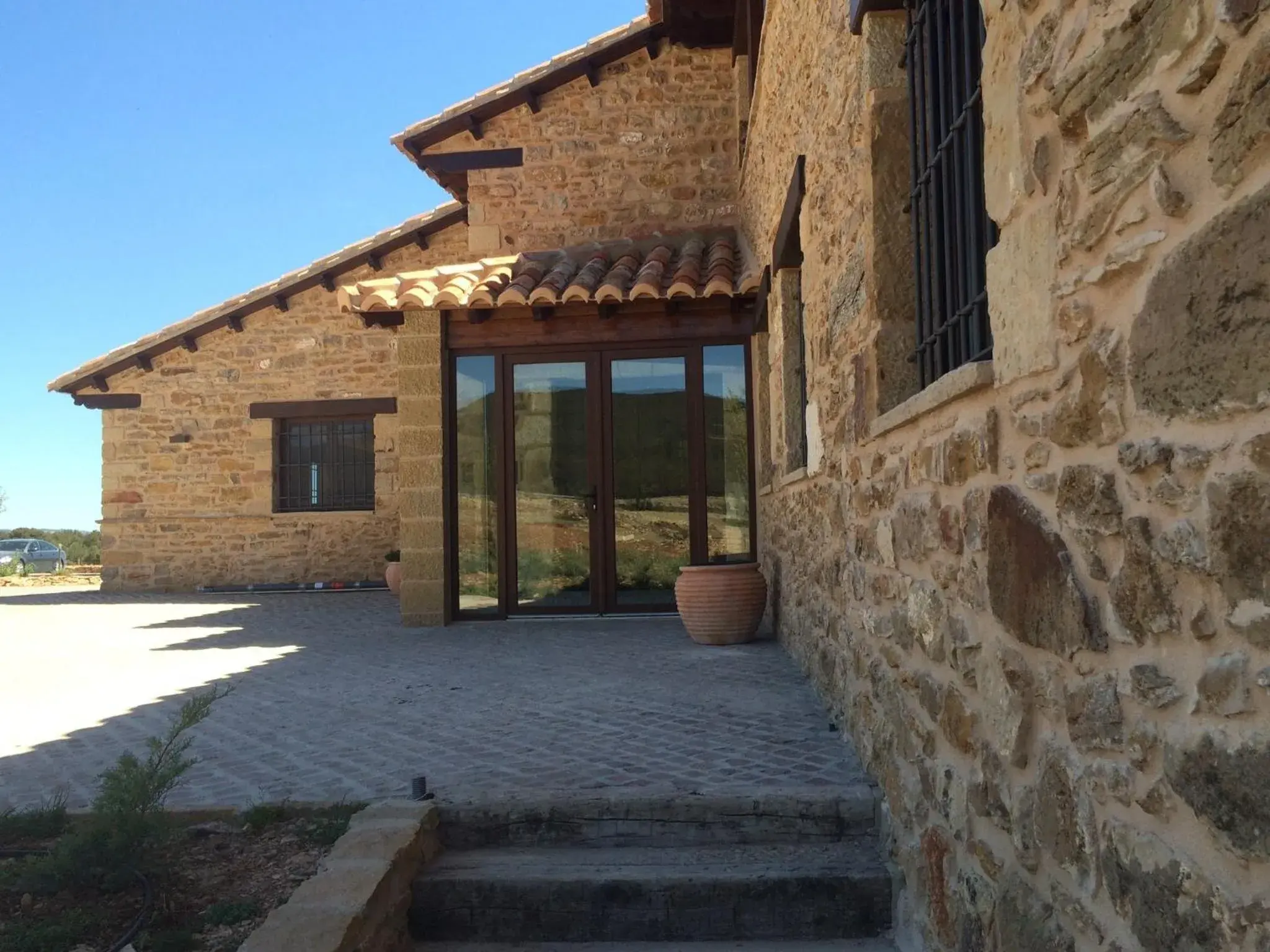 Facade/entrance in Hotel Mas De Cebrian Facade/entrance in Hotel Mas De Cebrian