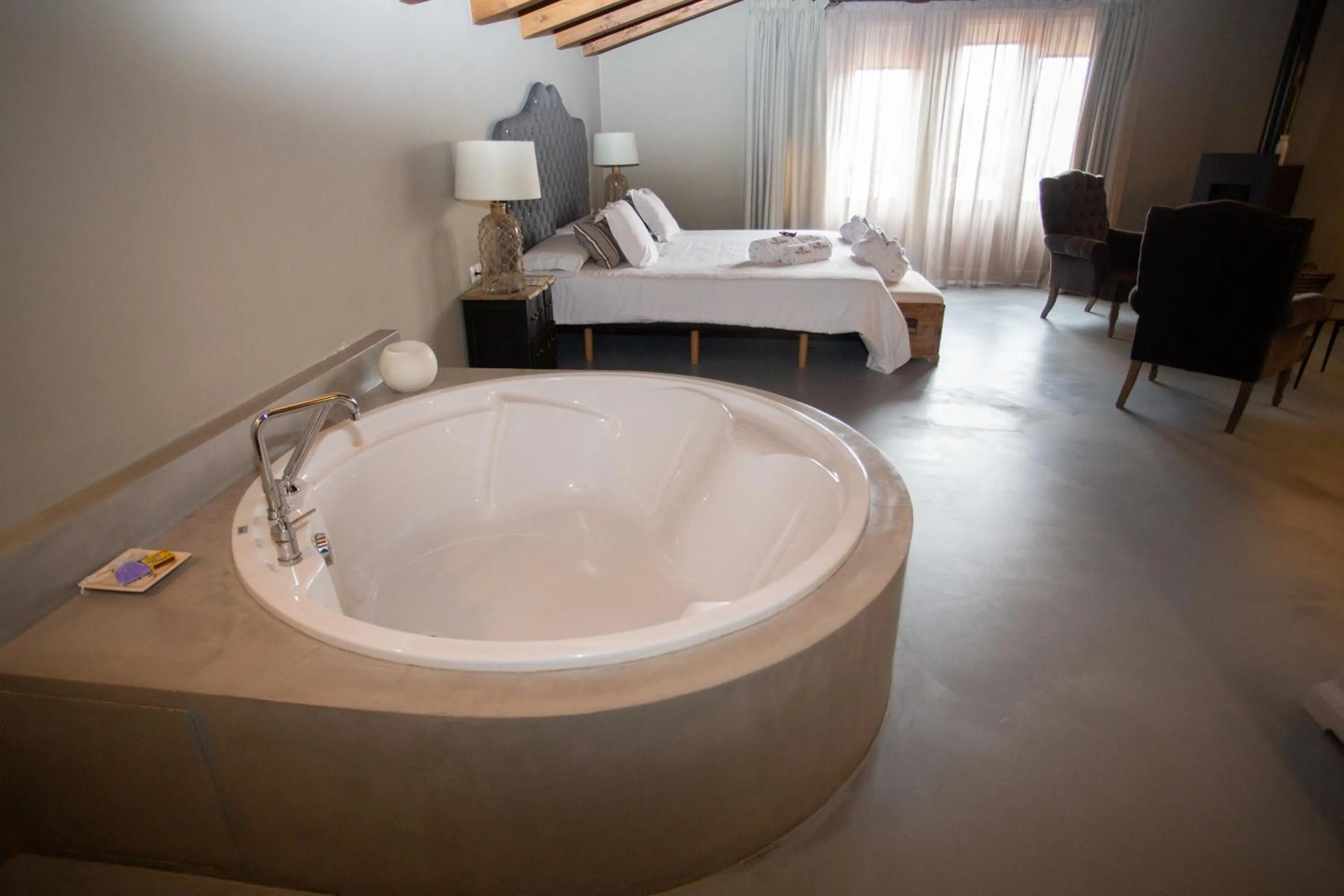 Bed in Hotel Mas De Cebrian