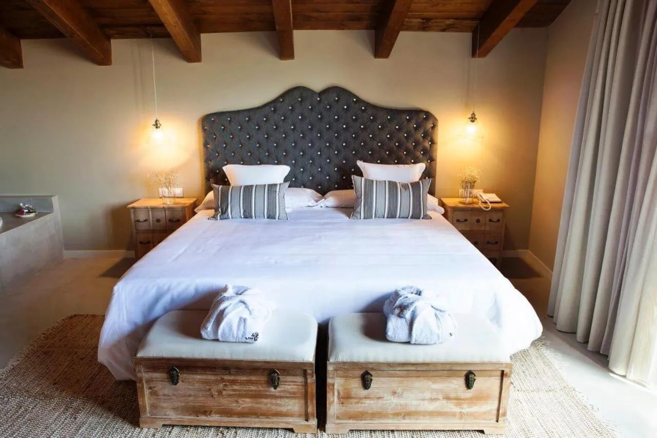 Bed in Hotel Mas De Cebrian