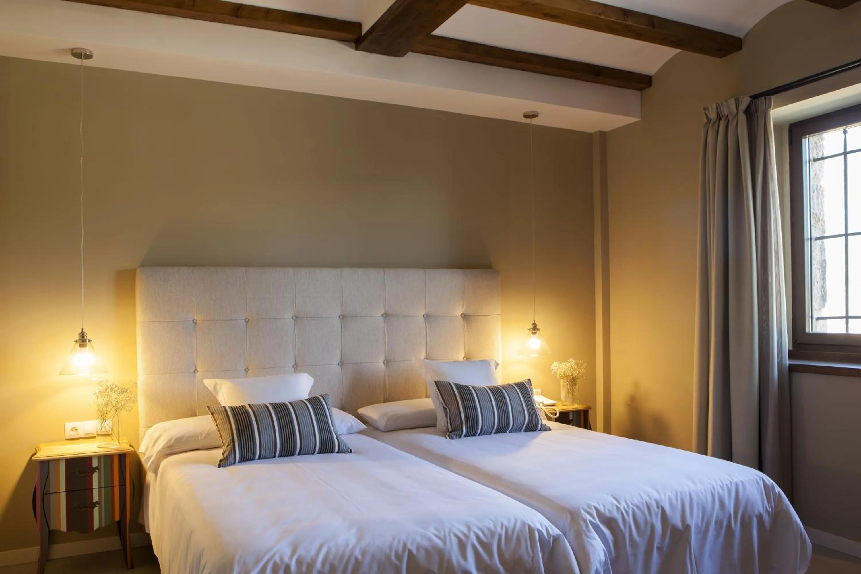 Bed in Hotel Mas De Cebrian